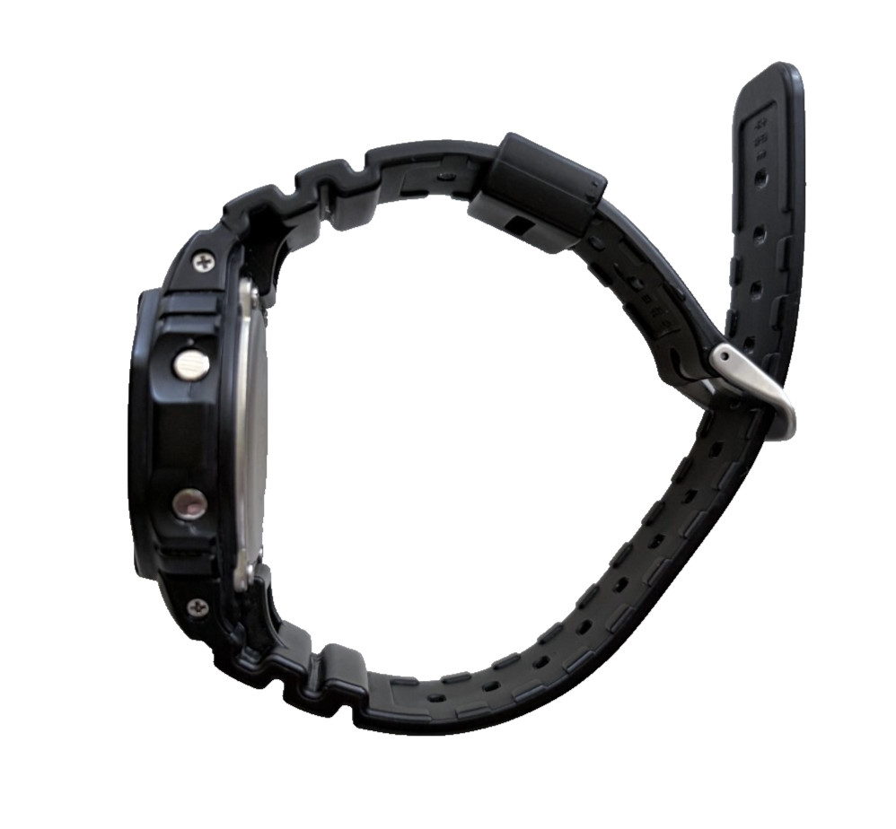 Casio G-SHOCK DW5600BB Black Resin Case with Black Resin Strap and Black Dial