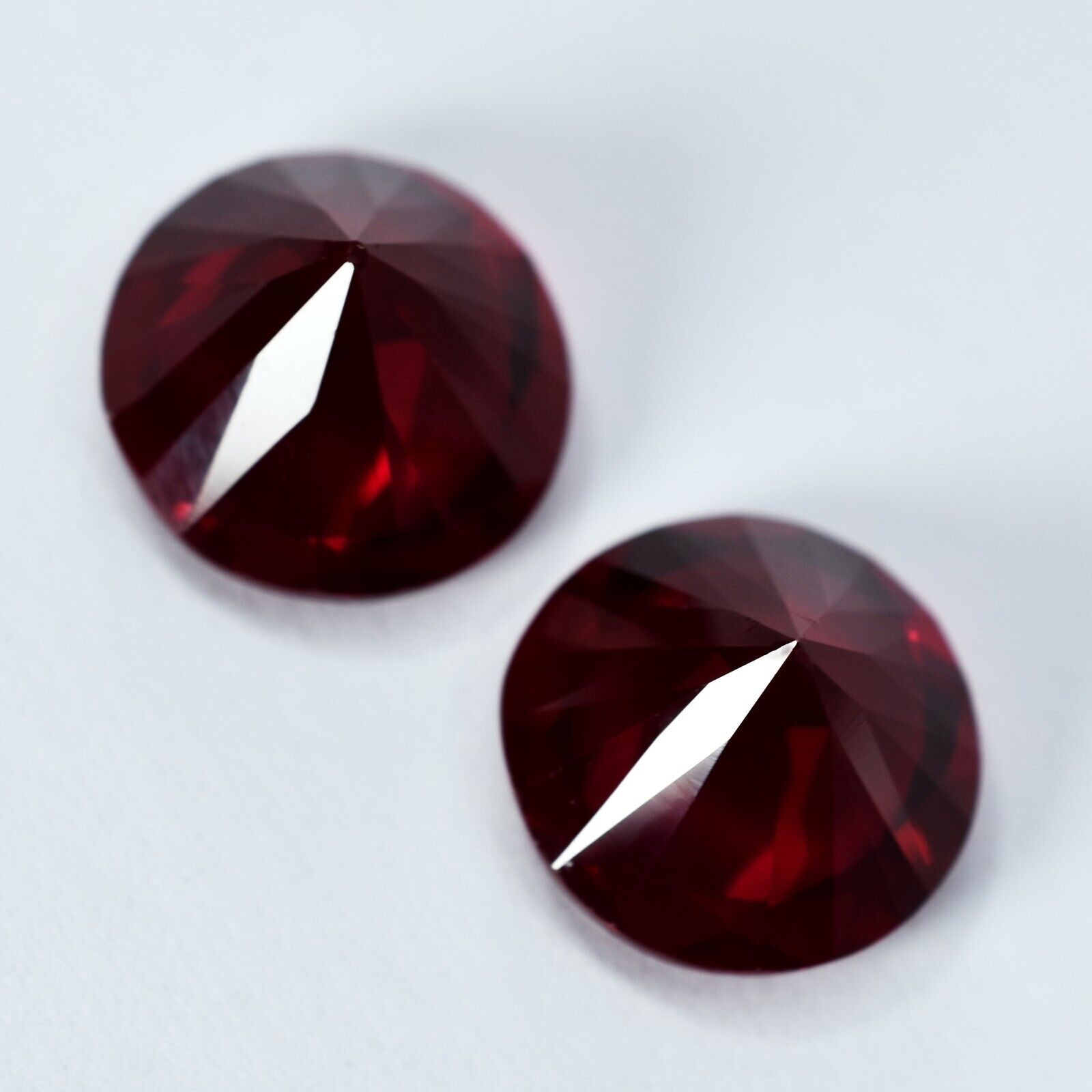 16 Ct AA++ NATURAL Red RUBY Round Fine Cutting CERTIFIED Loose Gemstone RingSize