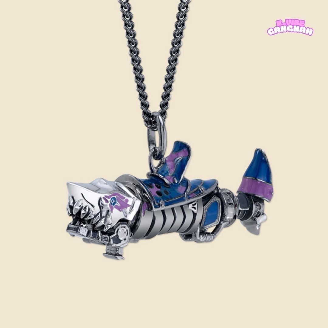 League of Legends Arcane Jinx Fishbones Necklace RockLove Official Jewelry