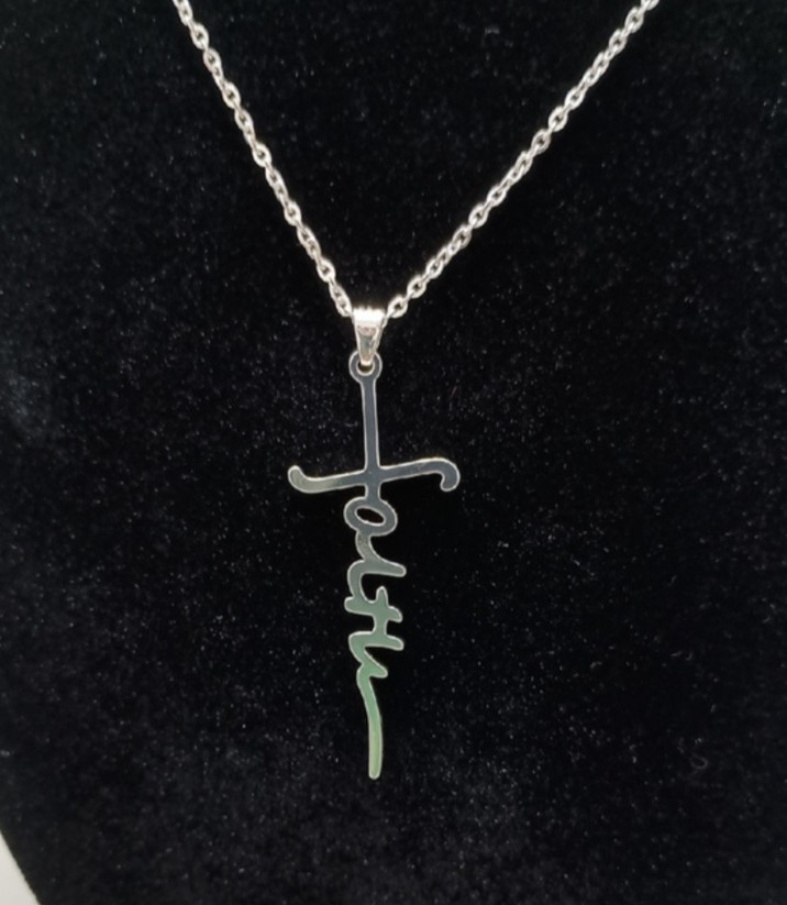 NEW Faith Necklace * S925 * 18 to 20 Inches * Lobster Claw Clasp * Gift Idea
