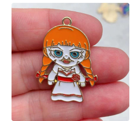 new 80Pcs Halloween Ghost Charm bracelet necklace Pendant DIY Jewelry Making
