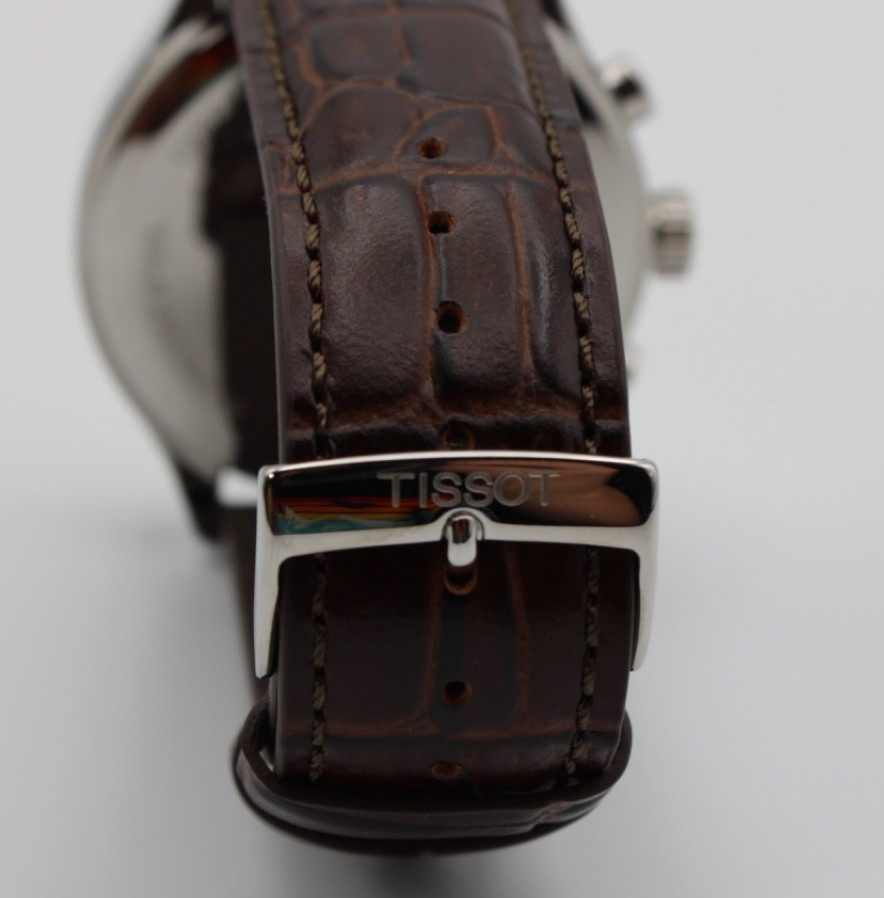 Tissot 45 MM Chrono XL Classic Blue Dial Leather Men’s Watch T116.617.16.047.00