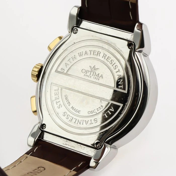 Optima – Swiss chronograph – OSC233-SGL-7 Chronograph Swiss Ronda Quartz 45.9