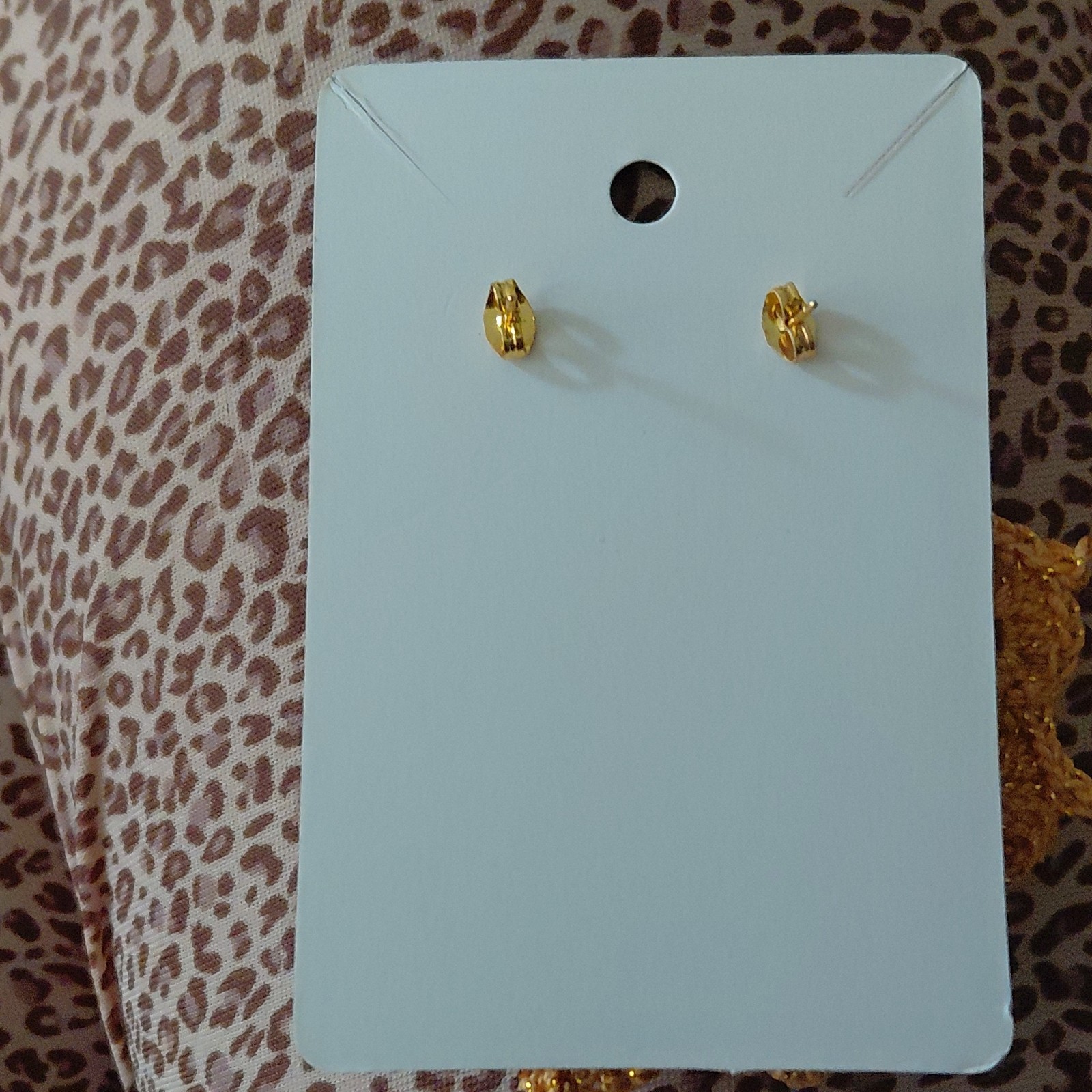 Handmade Gold Crochet Thread Flower Dangle/Drop Earrings Butterfly Closure