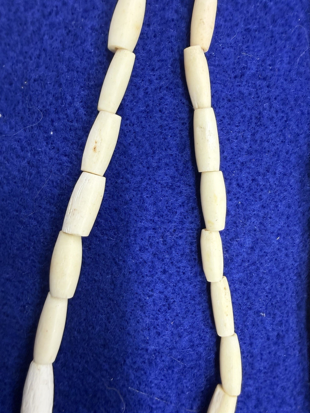 Handmade Native American Hair Pipe Choker Abalone Shell Beaded Necklace Set 4 +