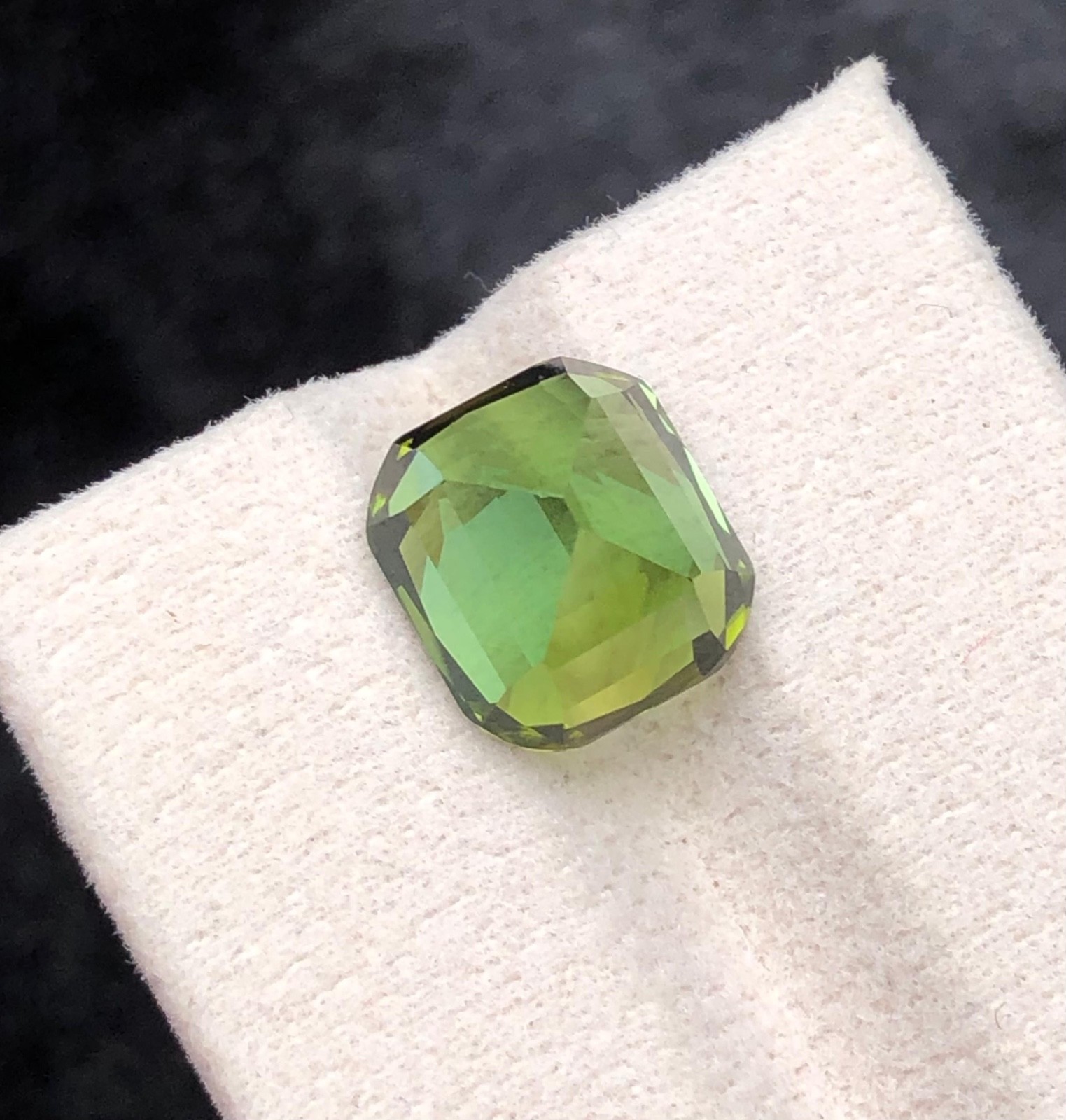 6.80 Carat Natural Tourmaline cushion cut Origin Afghanistan