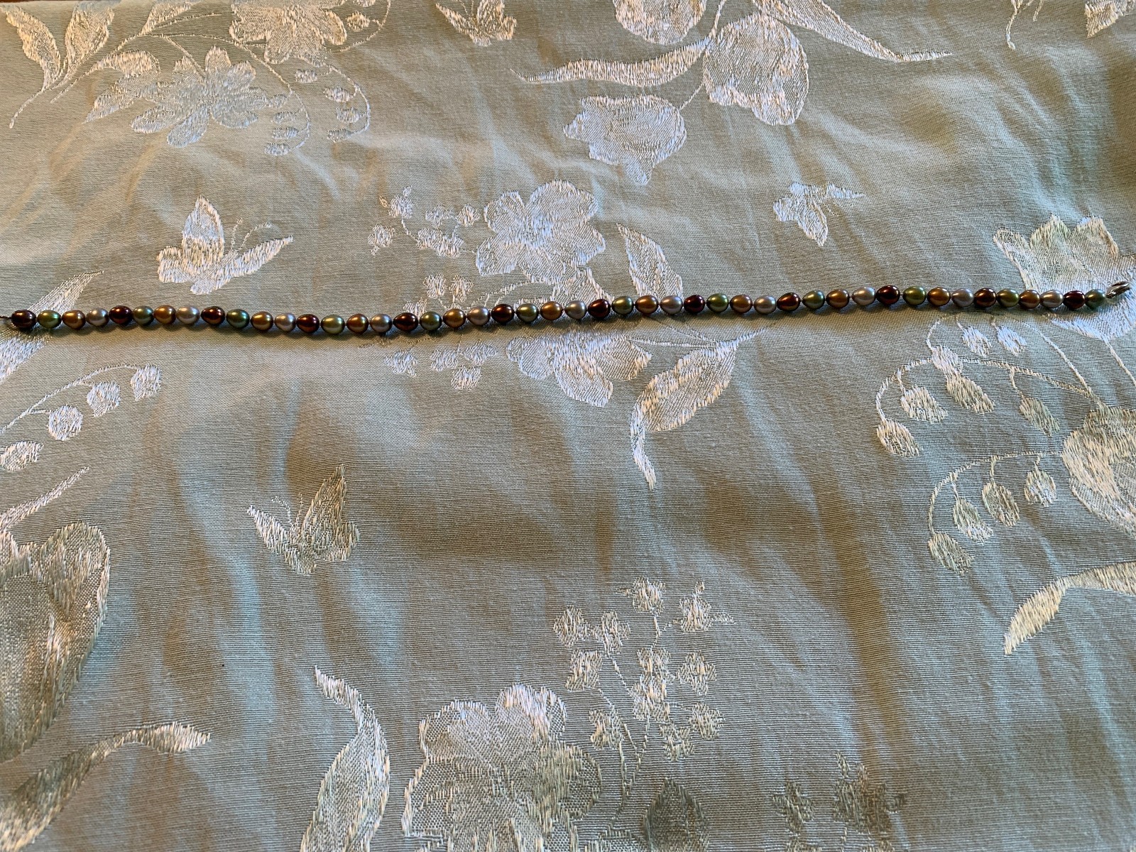 NEW 7-8mm 18 inch Necklace Freshwater Pearl Multicolor GORGEOUS! FREE SHIPPING