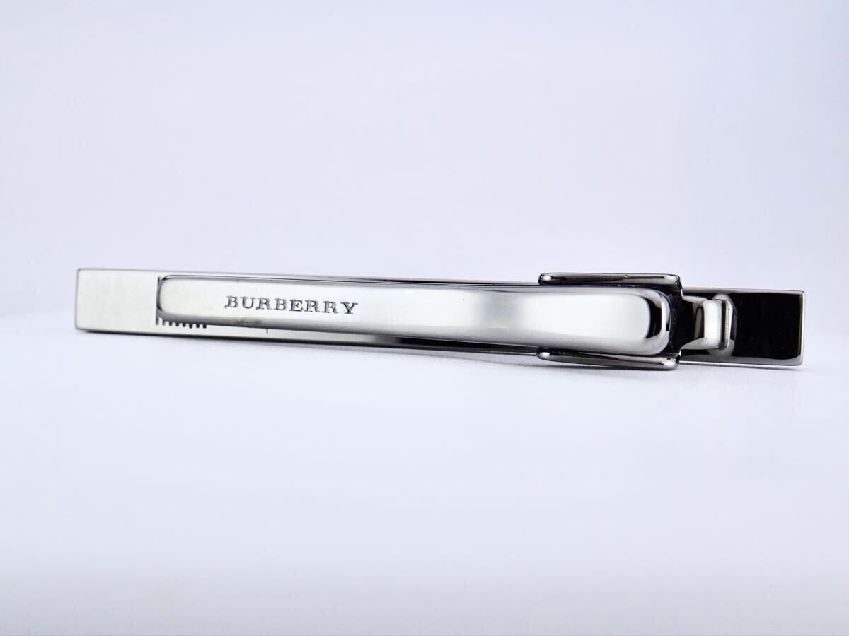 BURBERRY Check Black Burberry Tie Pin Tie Bar 7 7 362