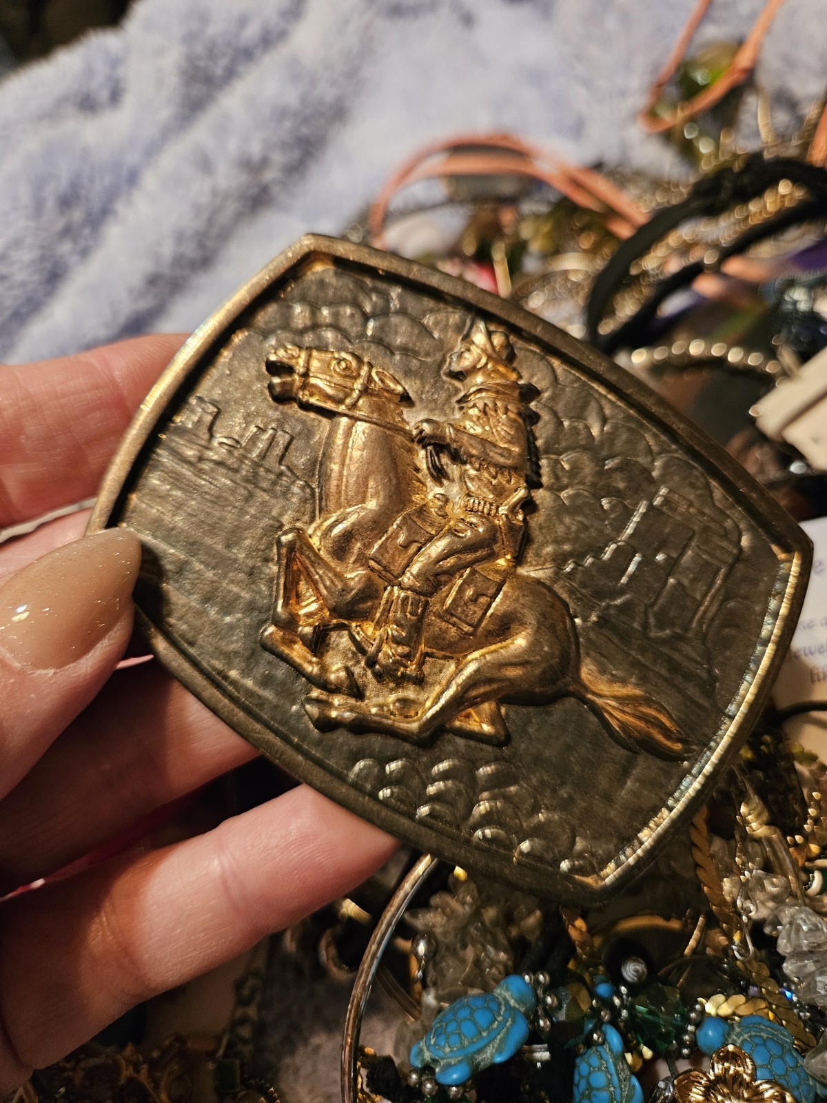 Bulk Lot Of Jewelry Sold And Shipped As Pictured. Belt Buckle! Watches Mk Offer!