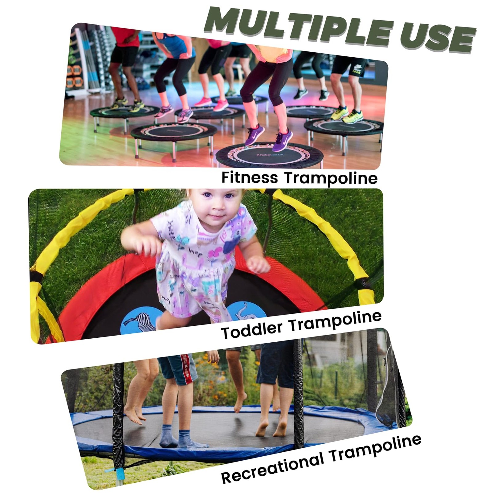 LOIUO Trampoline Springs Replacement 3.5″ to 8.5″ Galvanized Steel Heavy Duty Hi