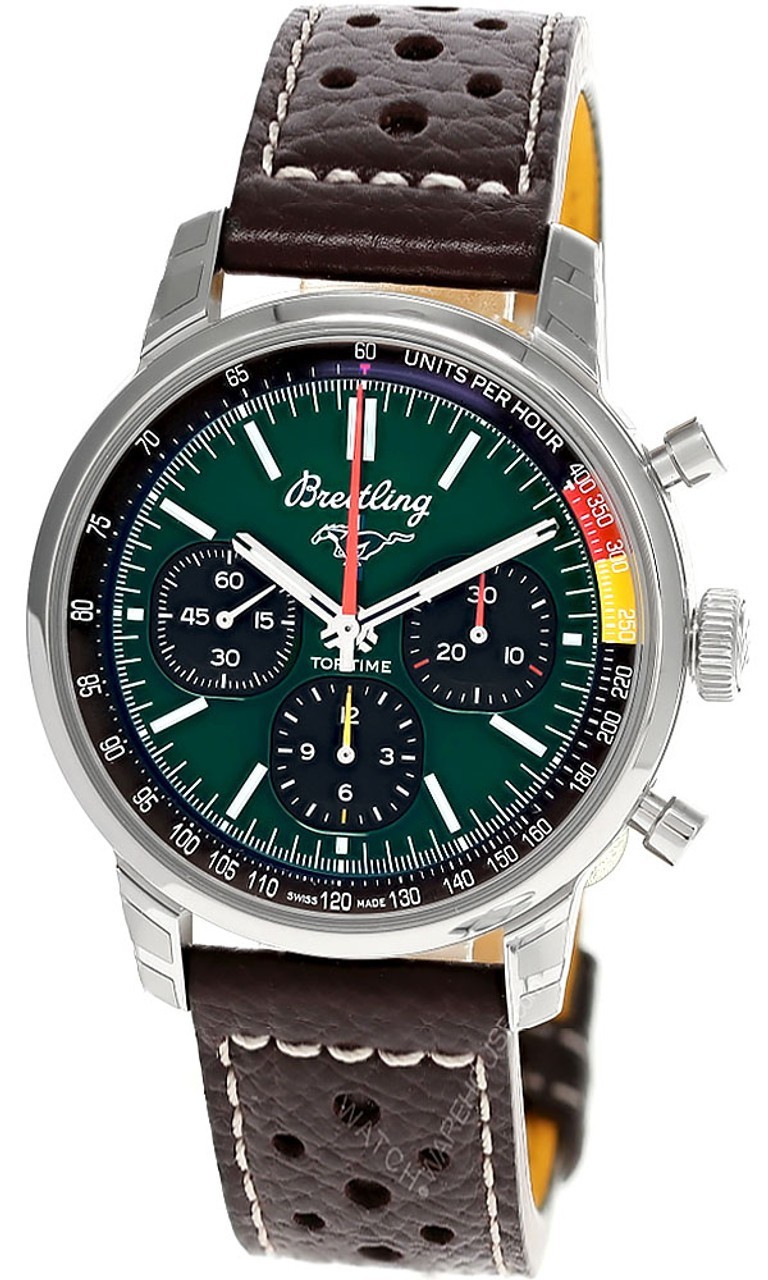Breitling Top Time B01 Ford Mustang 41mm Leather Men’s Watch AB01762A1L1X1