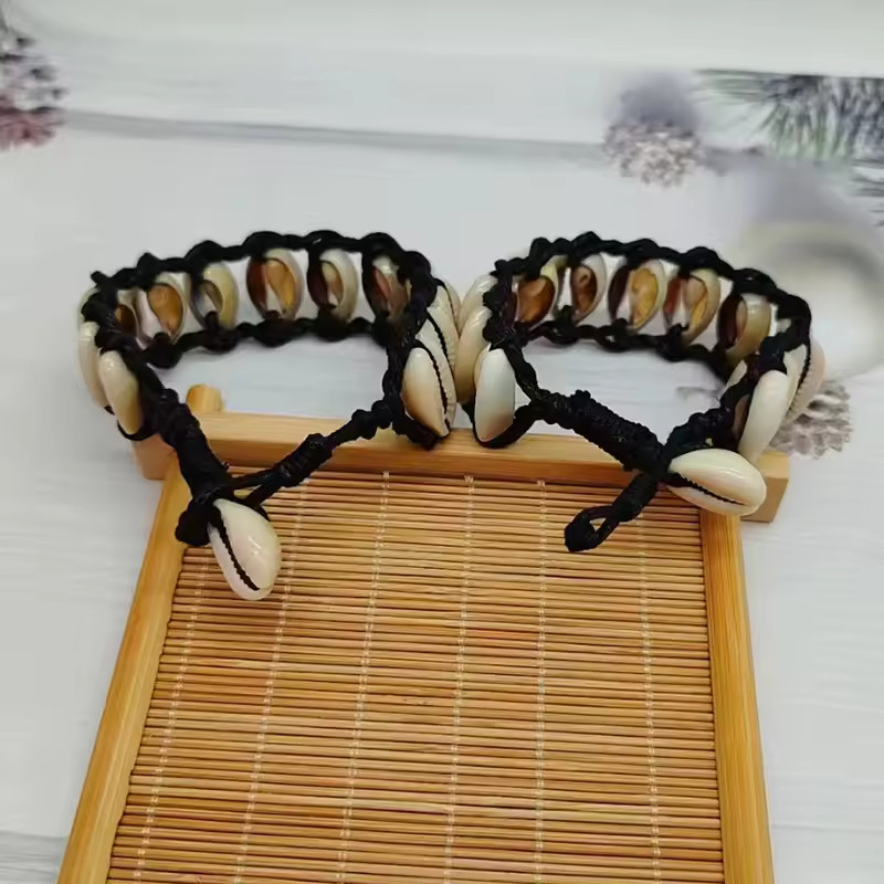 Handmade String Natural Cowrie Shell Bracelet