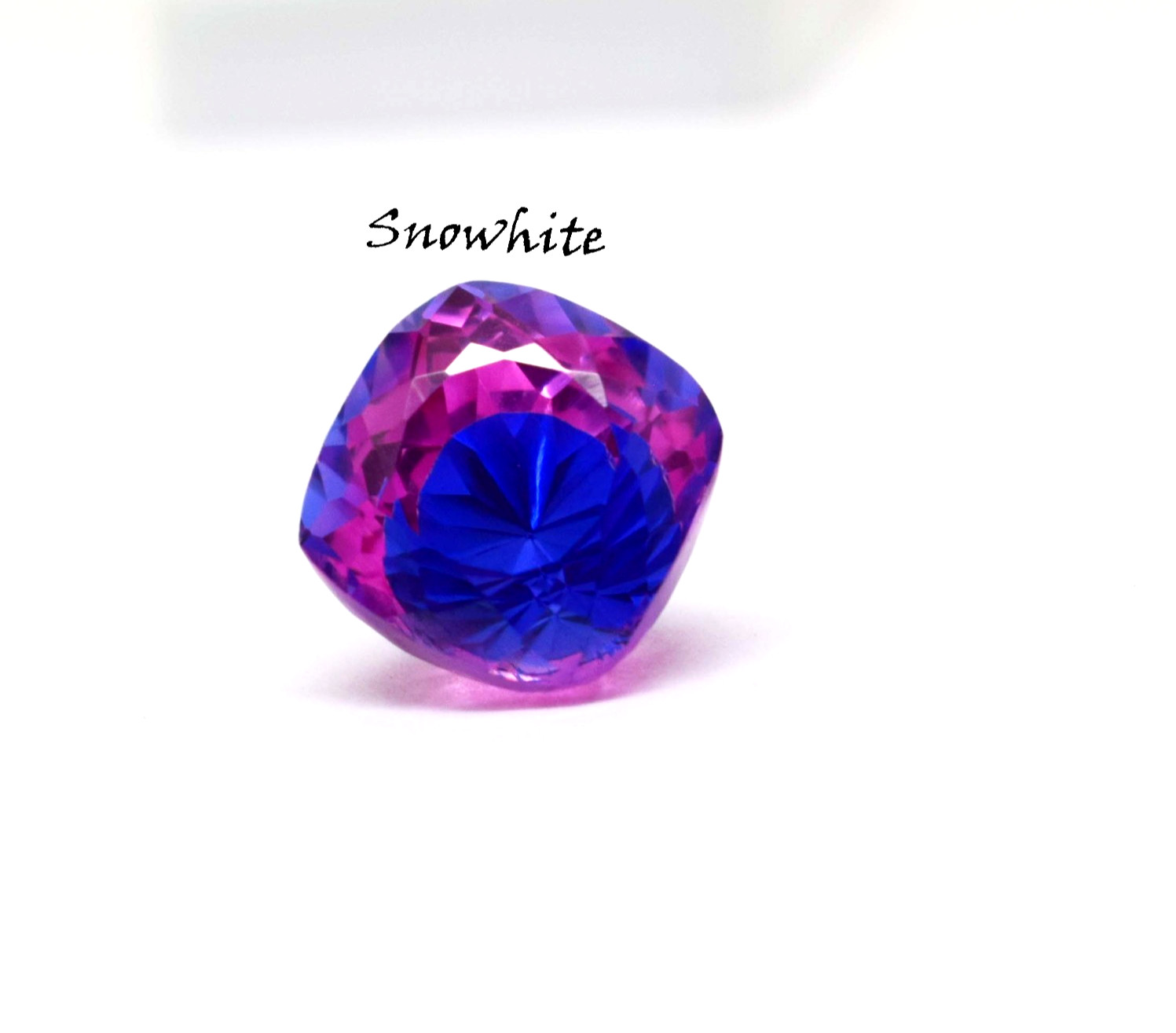 Rare Natural Pink & Blue Pitambari 12–14 Ct Cushion Cut Certified Loose Gemstone