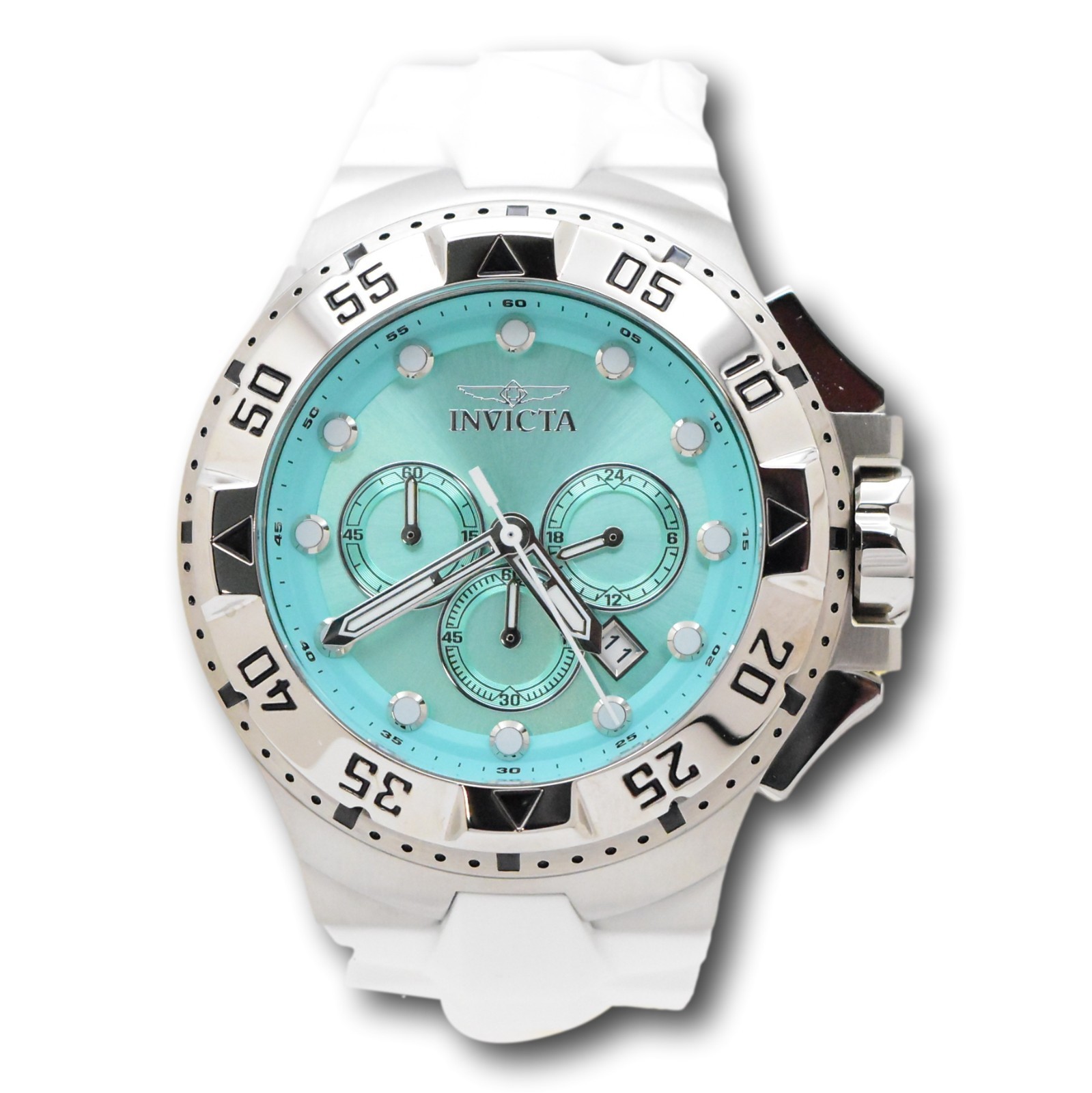 Invicta Excursion Kodar Men’s 50mm Turquoise Dial White Chronograph Watch 48534