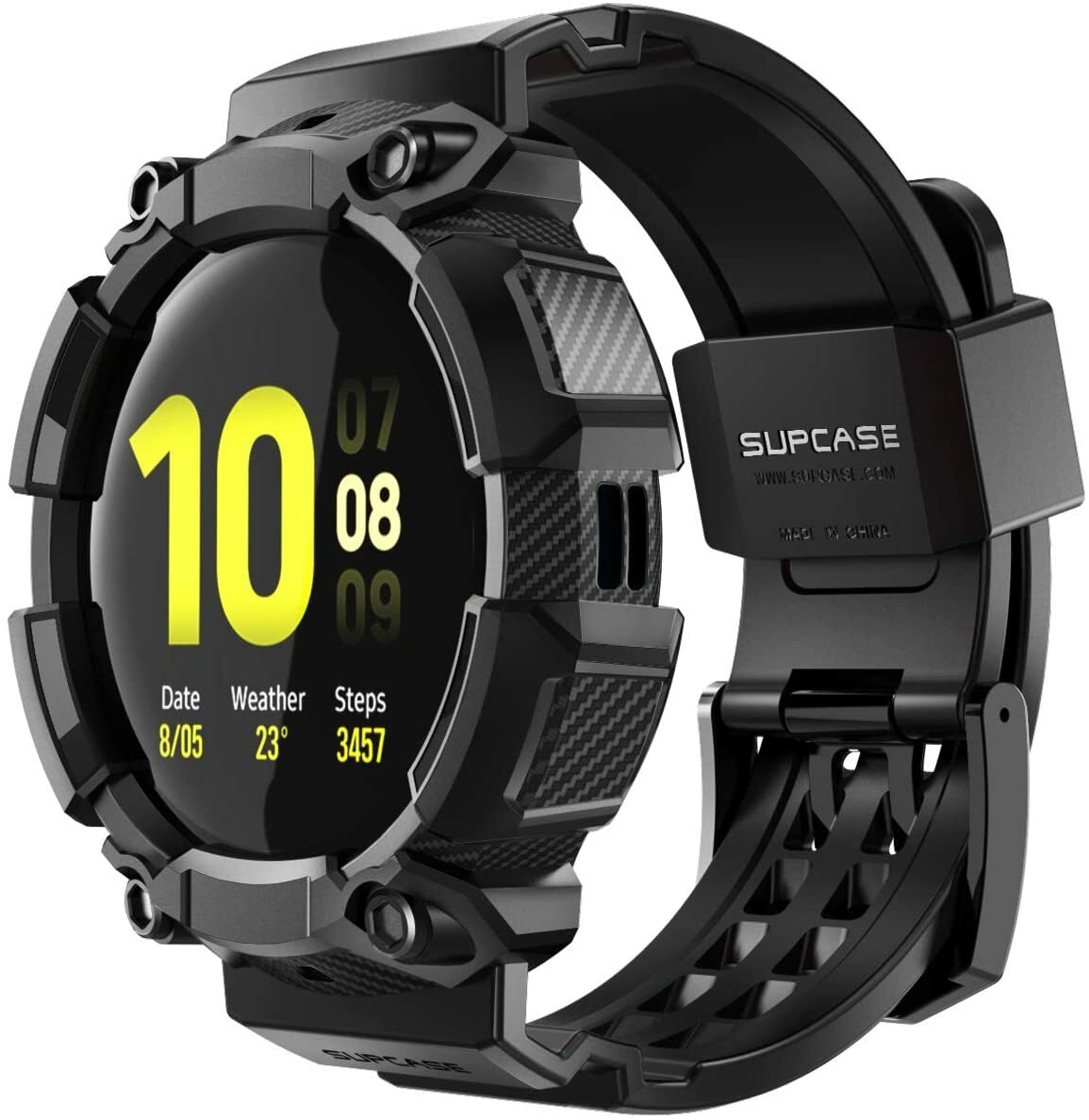 SUPCASE Watch Case Wristwatch Strap Band For 2019 Samsung Galaxy Watch Active 2