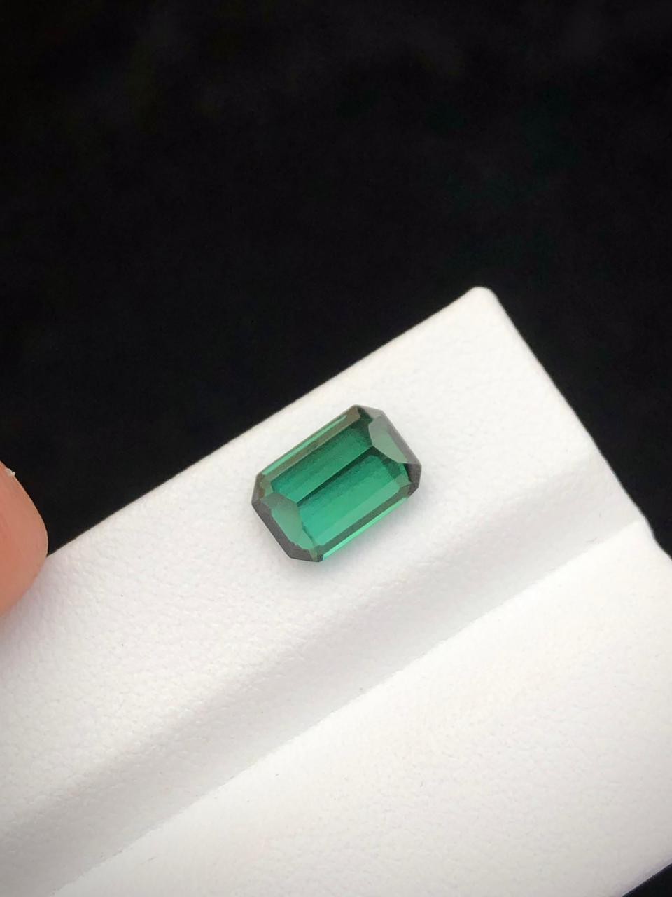 2.30 Carats Emerald Shape Tourmaline Loose Gemstone From Afghanistan