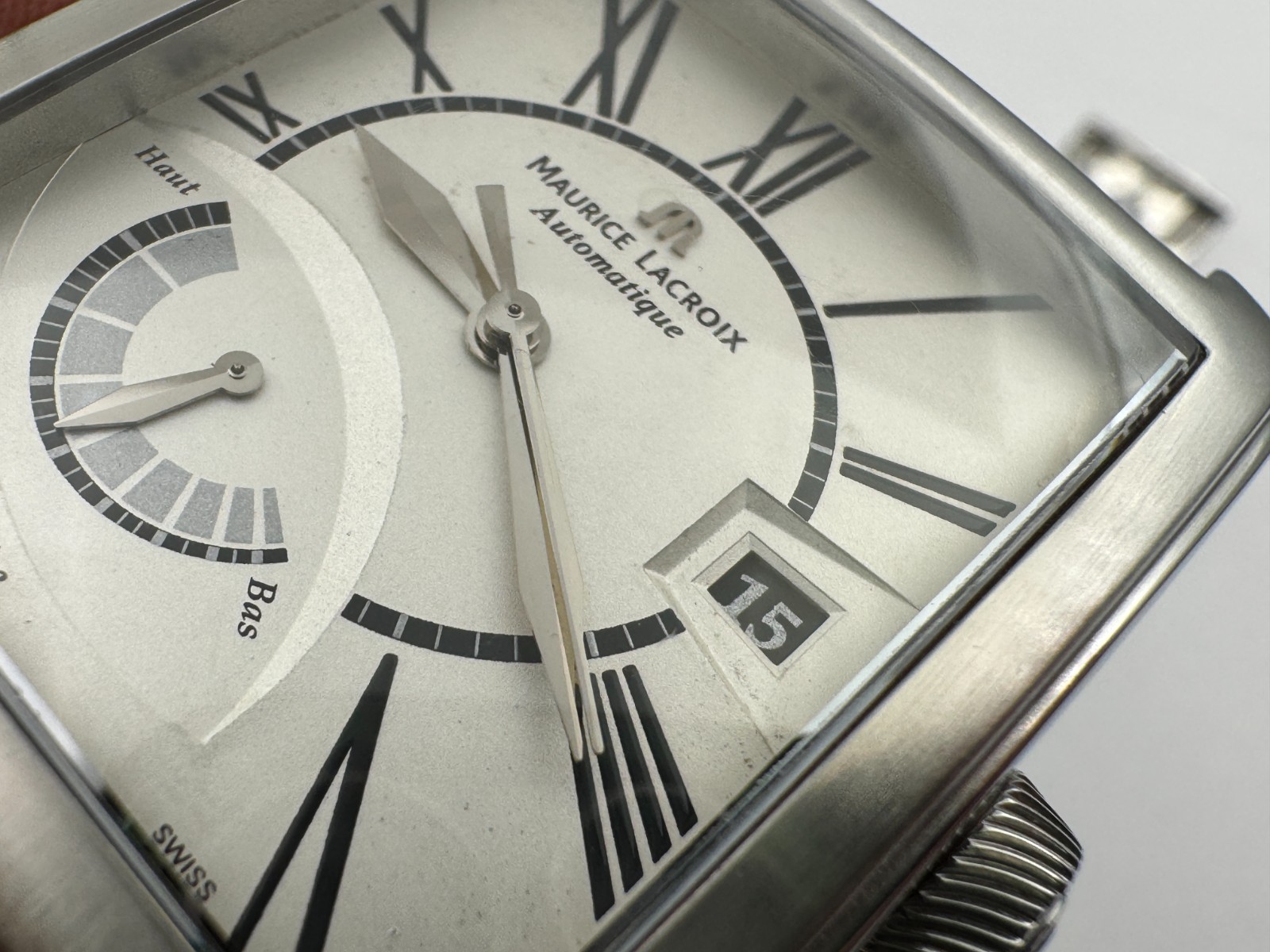 MAURICE LACROIX Pontos PT6167 Automatic Reserve de Marche White Dial – 36×43 mm