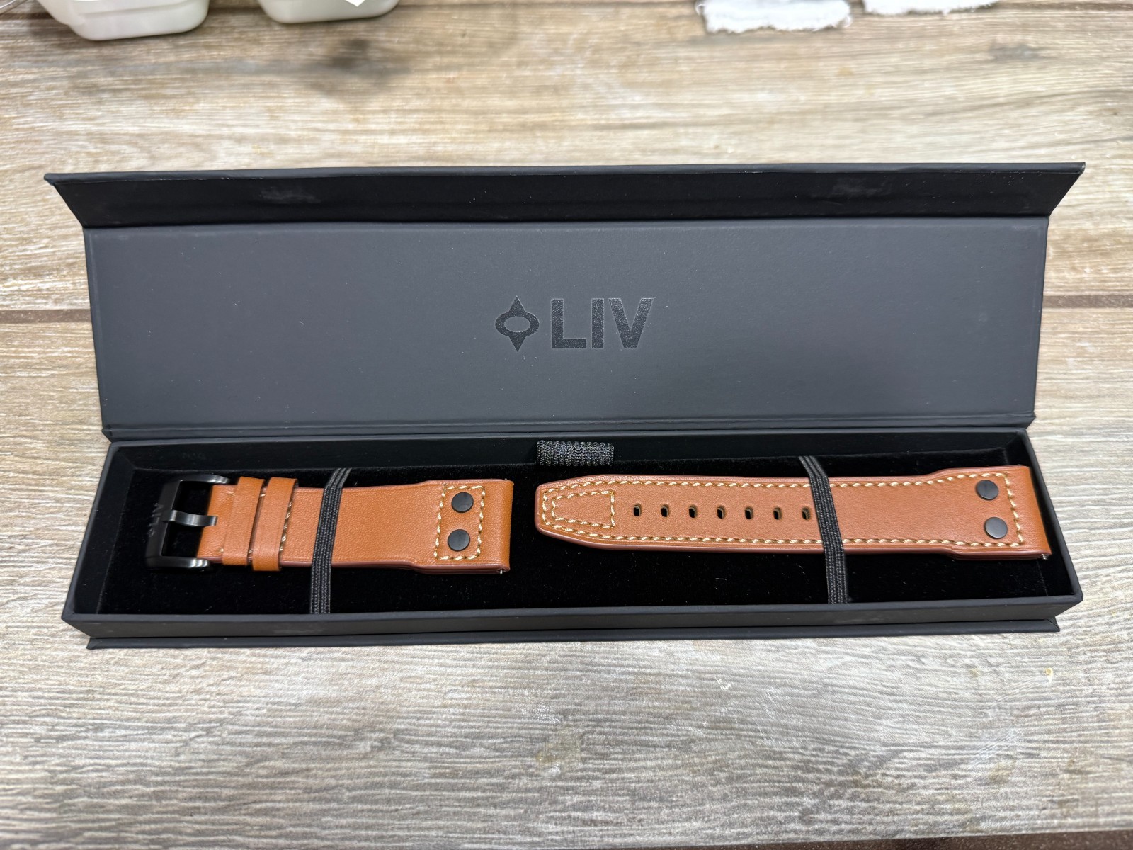LIV P-51 Swiss Pilot Ceramic Auto Chronograph Black Titanium with Orange 009/500