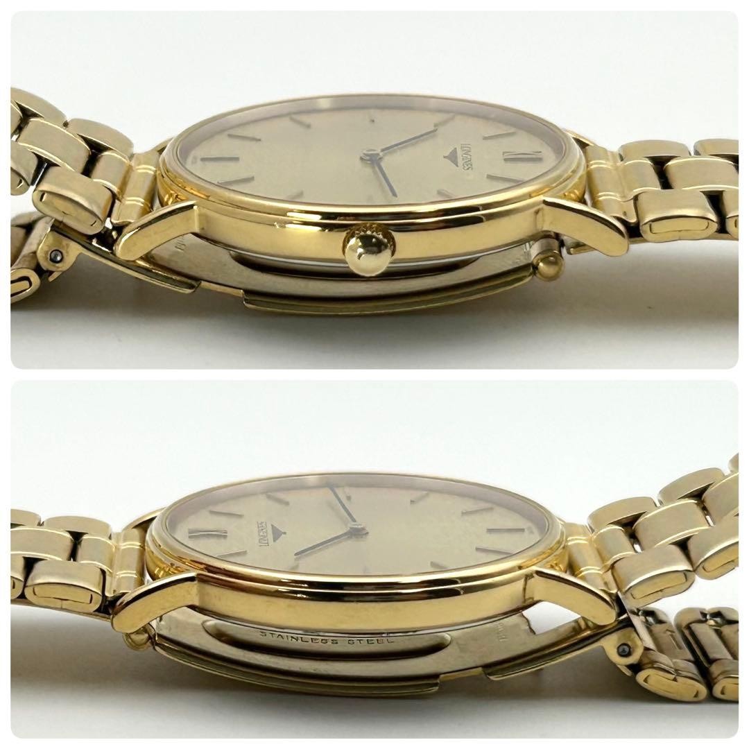 LONGINES Quartz Men Wristwatch Gold