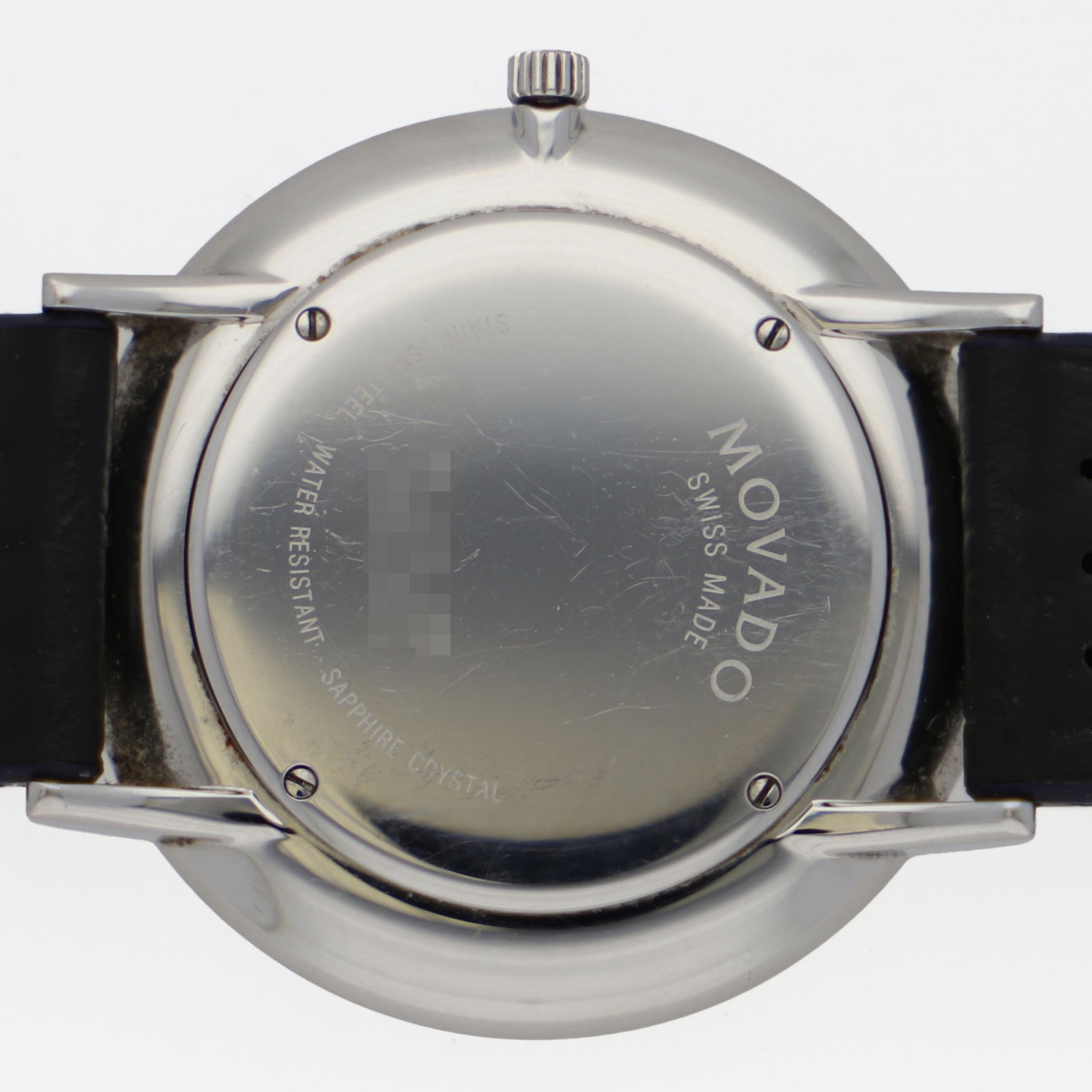 Movado 65.1.14.1395 ULTRA SLIM black Dial Quartz Stainless Steel Leather Men’s