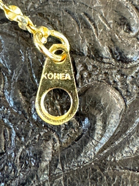 Vintage American Showcase Gold Tone Twisted Rope Chain Bracelet 7.5″ Made in Kor