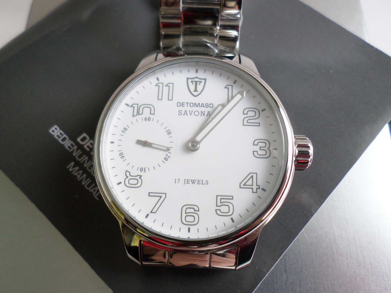 Detomaso “Savona” Men’s DT1028-A Analog Display Mechanical Hand Wind Watch