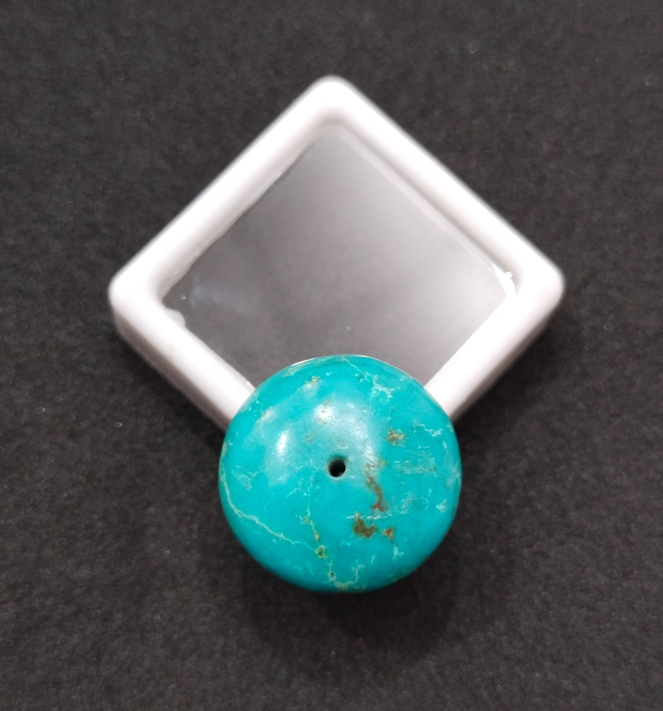 Tibetan Turquoise Round Tyre Beads, Real Undyed Gemstone (19×9 mm) Make Jewelry