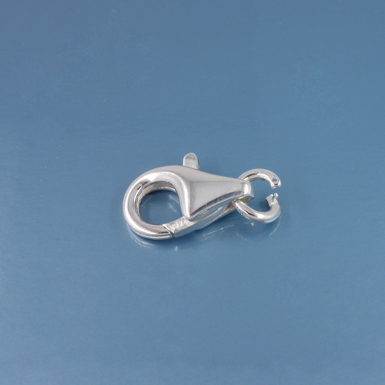 Sterling Silver Lobster Claw Clasp Connector w/ Locking Open Jump Ring #44116