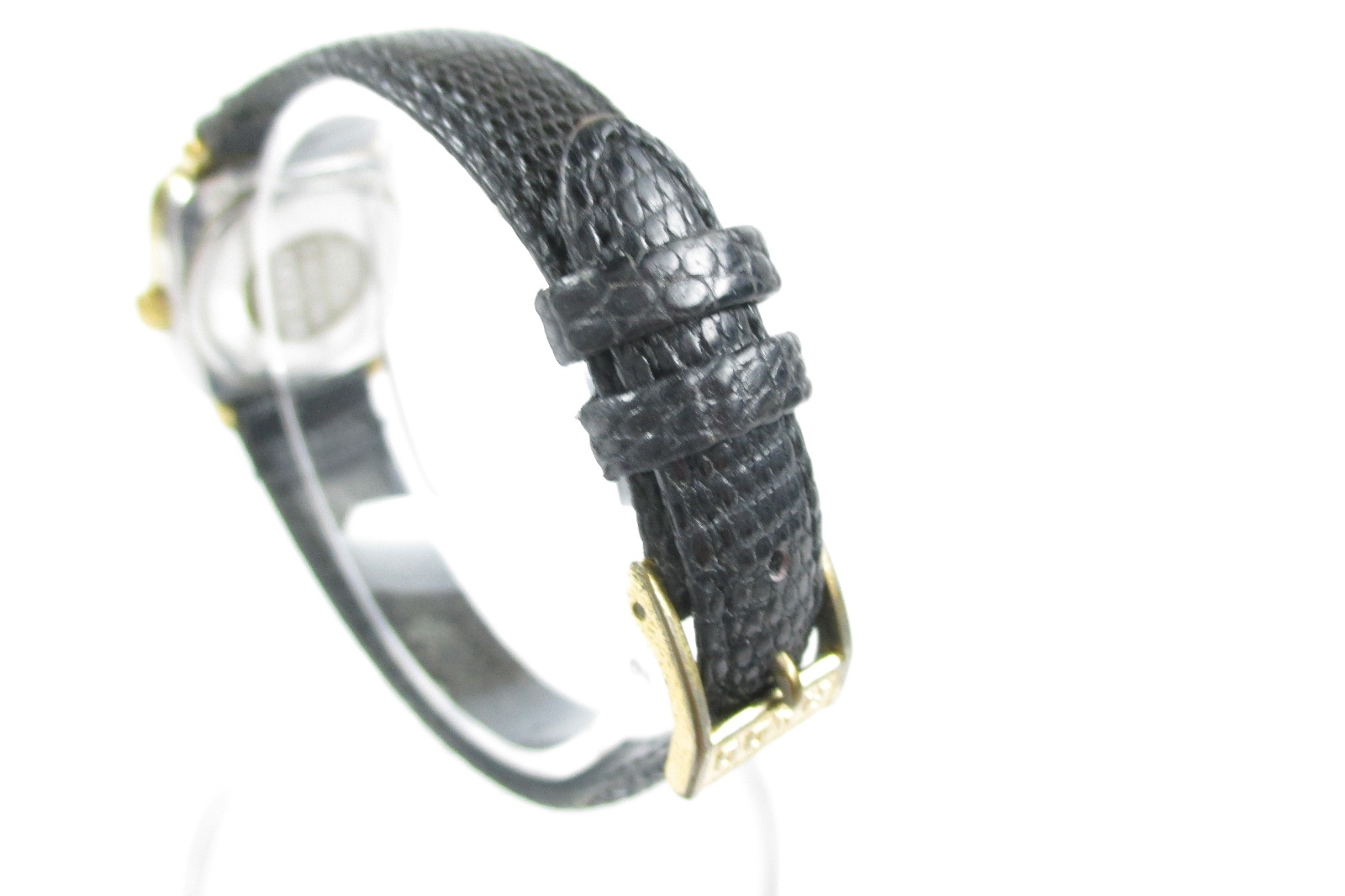 RADO 110.5155.2 Black Dial Black Leather Band Quartz Ladies Watch RW3344L