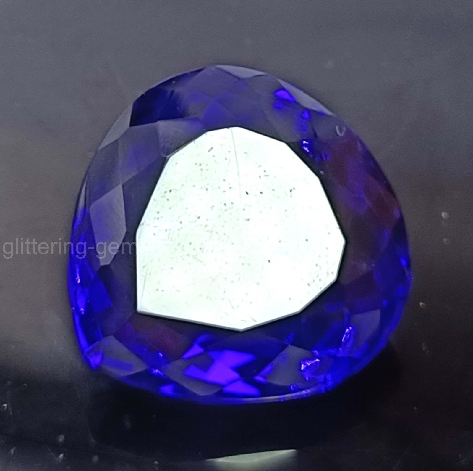 IGL Certified 45.95 Ct Natural Deep Blue Sapphire Pear Cut Loose Gemstone 5SDL