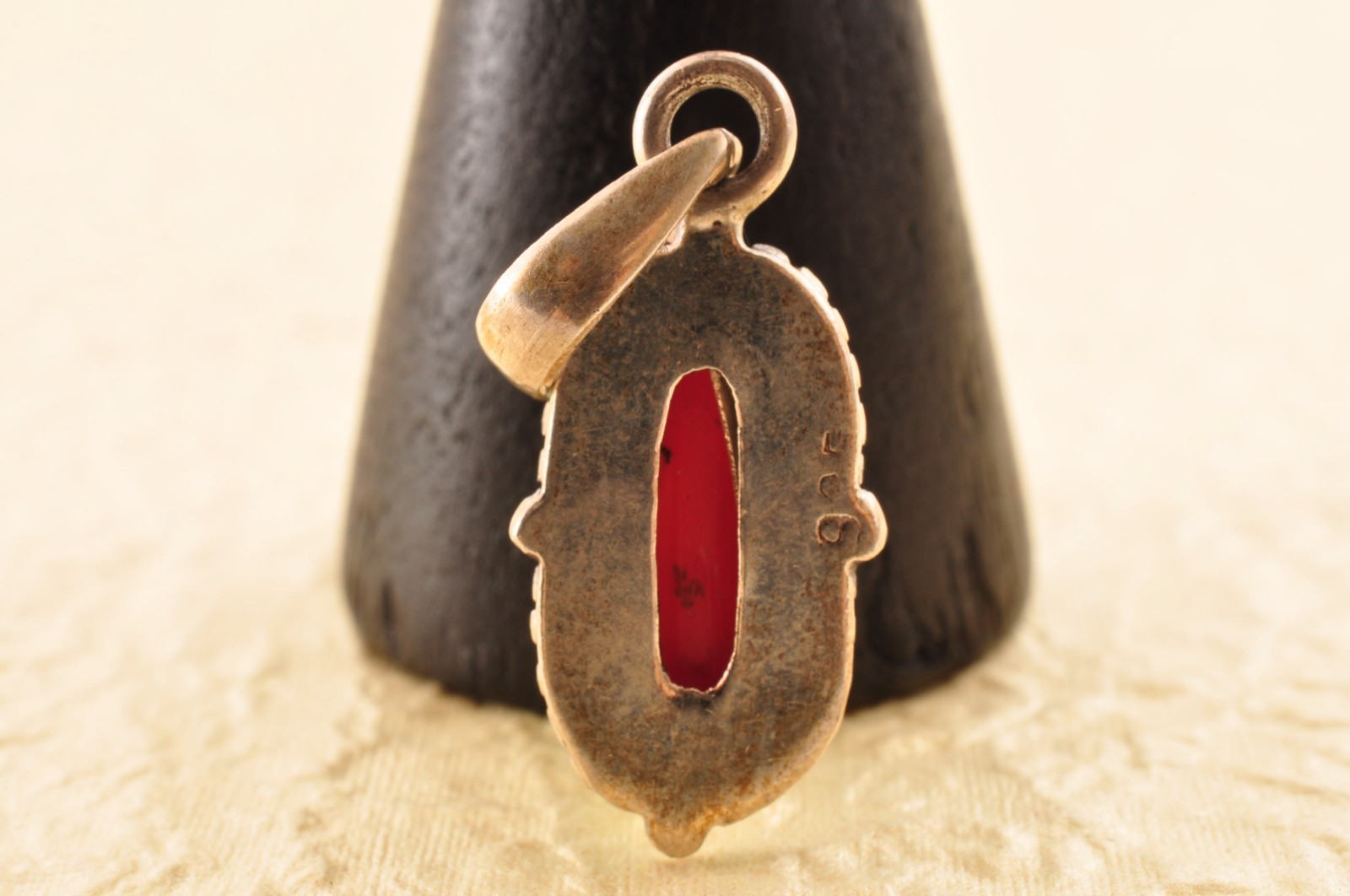 Japan vintage Coral Carved 5 items Pendant (66.0ct) Certificate Japanese motif.