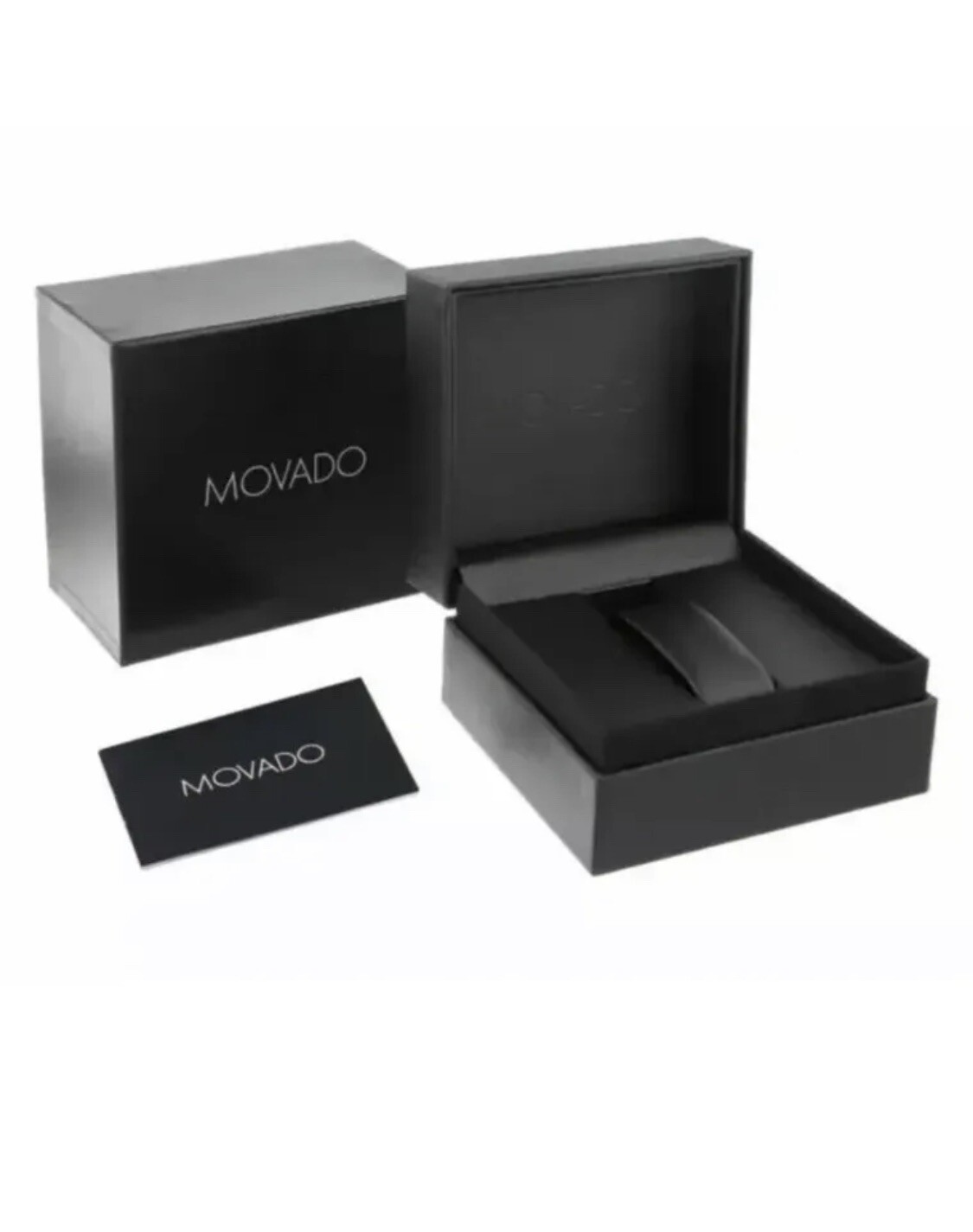 Brand New Movado Men’s Junior Sport Black Dial Stainless Steel Watch 0605746