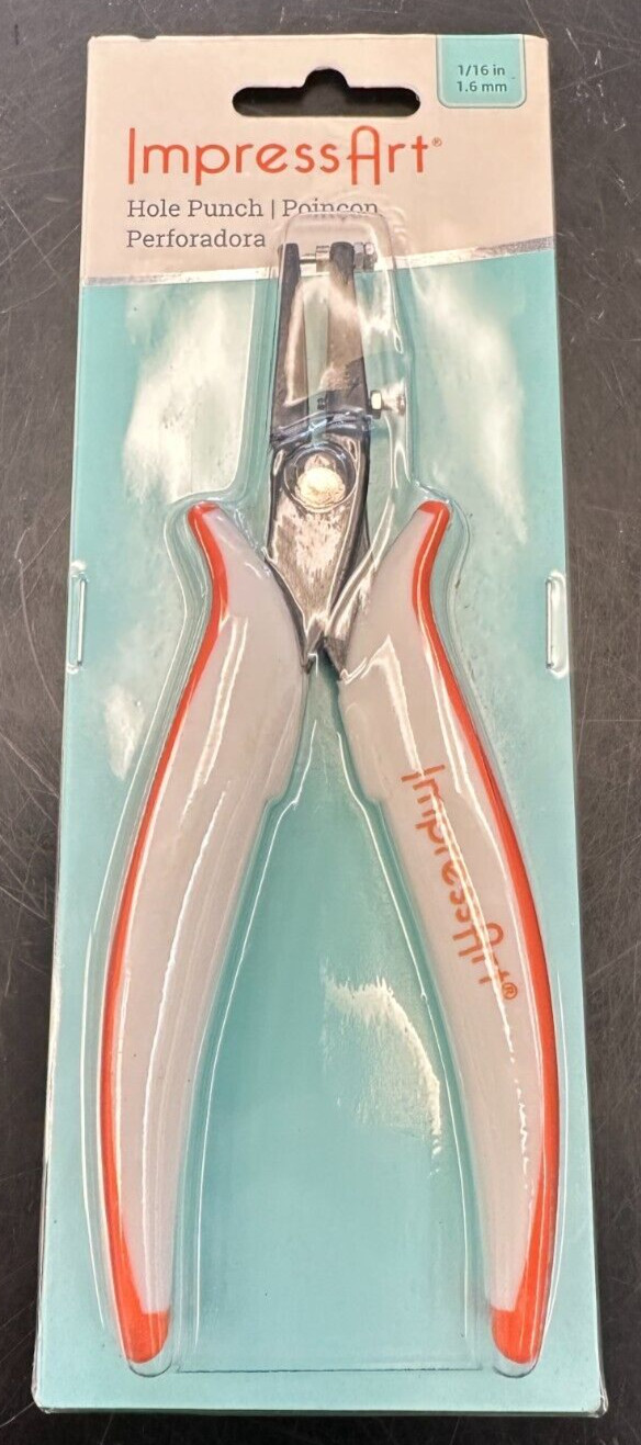 ImpressArt Hole Punch Pliers Metal Blanks Tool DIY Jewelry Stamping (SC6516)