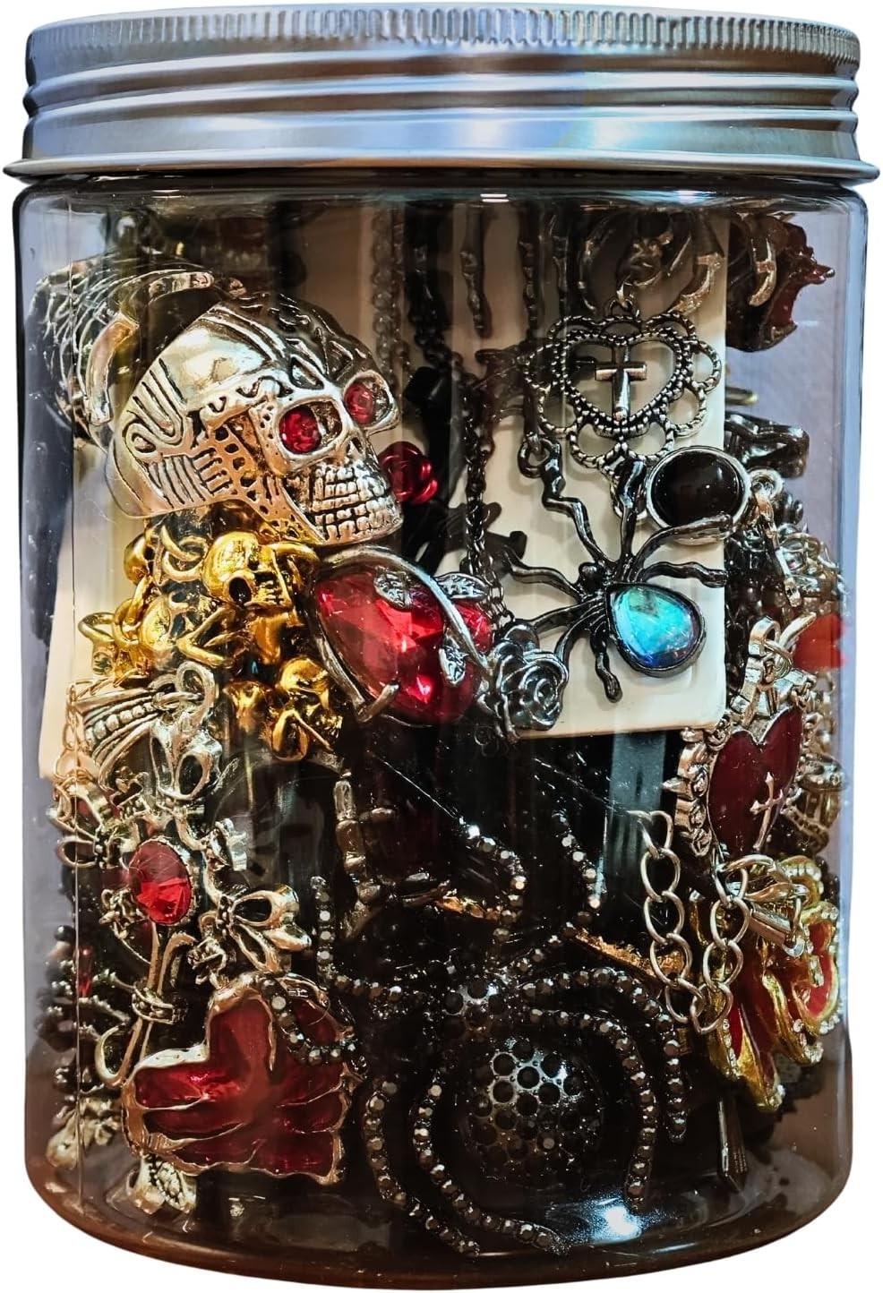 Gothic Mystery Jewelry Jar Witchy Jewelry Gift Set Surprise Jewelry Set Includes