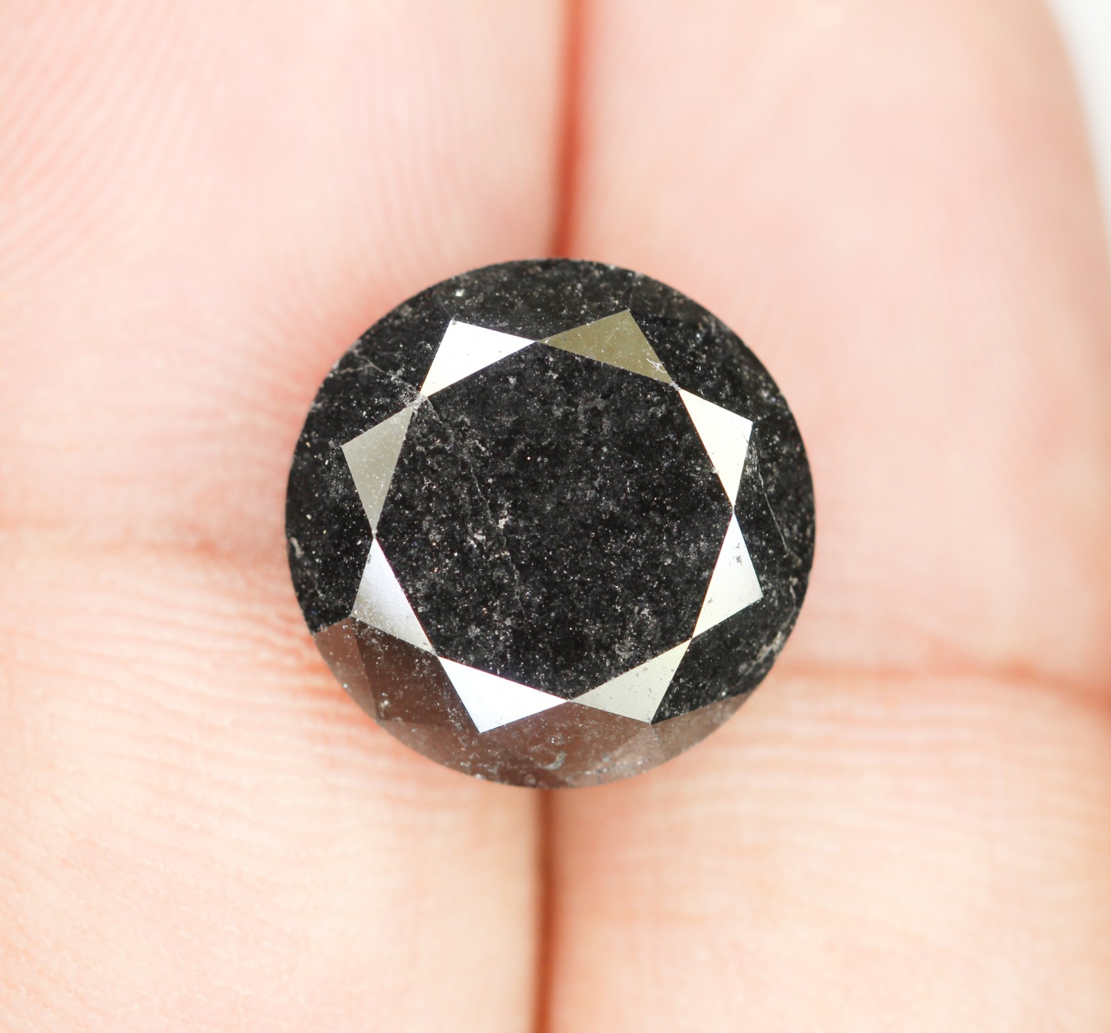 13.43 CT 14.2 MM Natural Loose Round Brilliant Cut Diamond For Ring