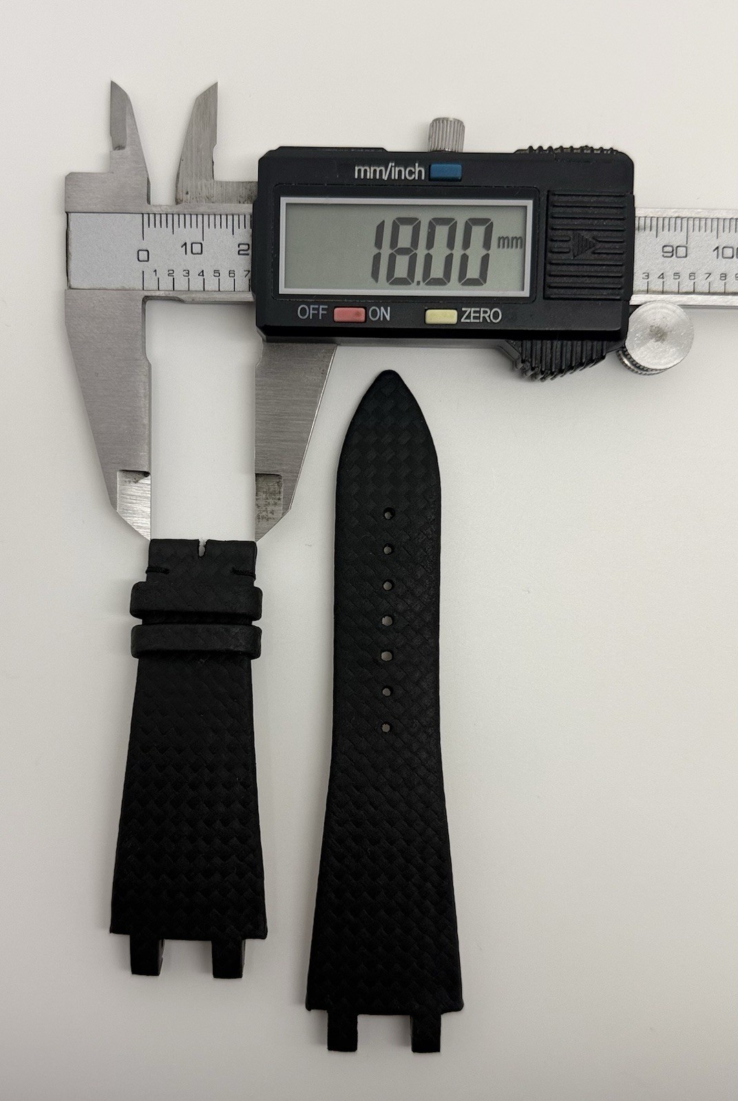 Ulysse Nardin Executive 26mm x 18mm Black Leather Watch Strap Band Authentic OEM