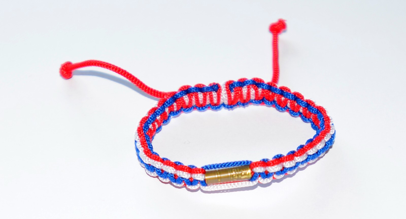 Macrame Friendship Bracelet With Spiritual Buddhism Feng Shui Metal Charm