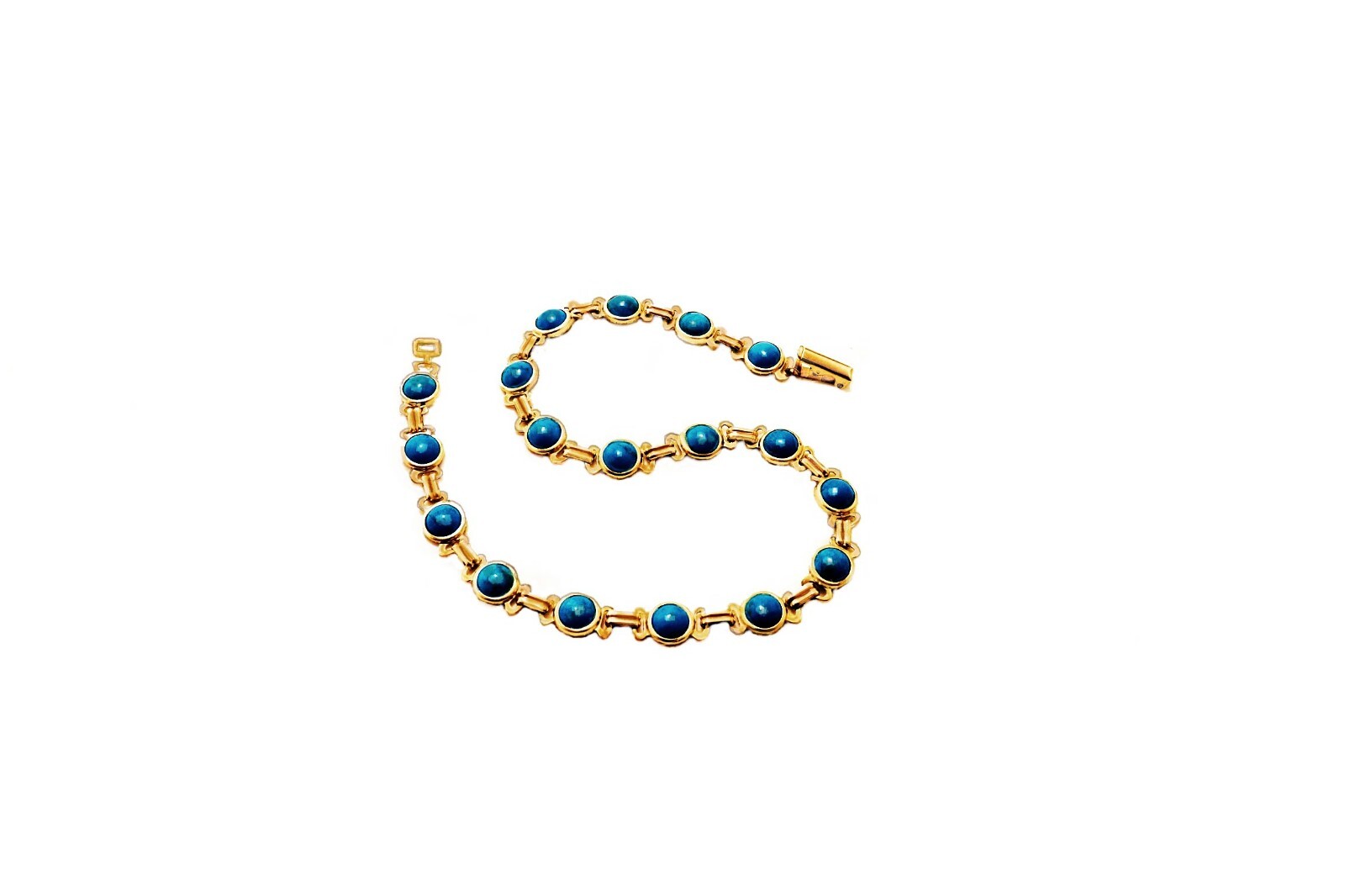 Handmade Turquoise Chain Anklets | 14K Gold Filled Healing Gemstone Bracelets