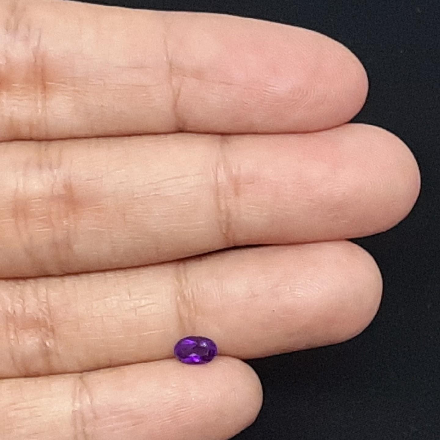 Genuine .43ctw Amethyst Oval Shape 6.0 x 4.0 mm Loose Gemstone