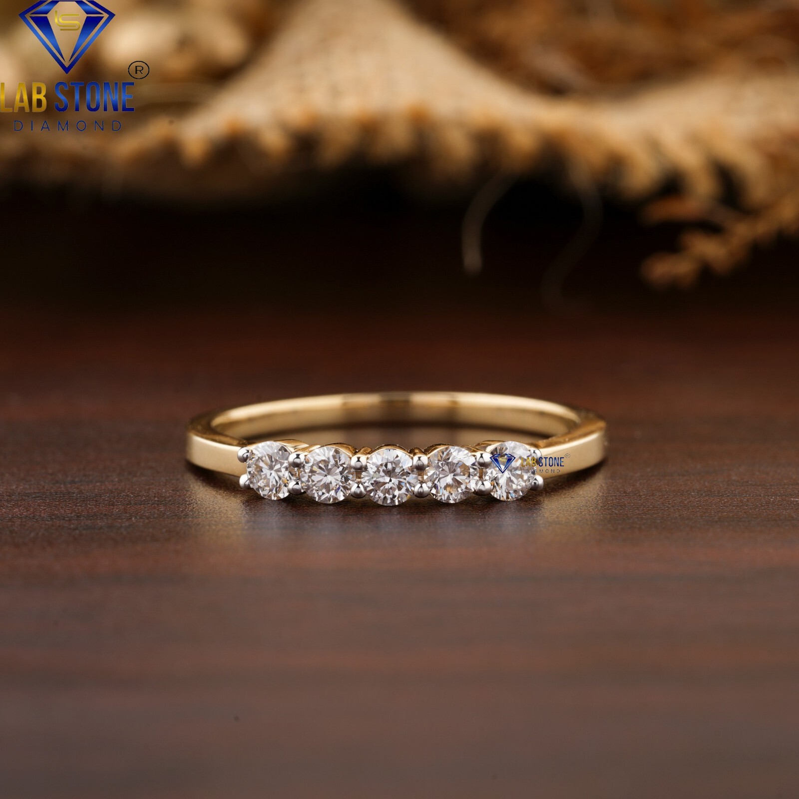 Women’s Round Cut Lab Grown Diamond Band Ring in 925 Silver 0.39ct TDW