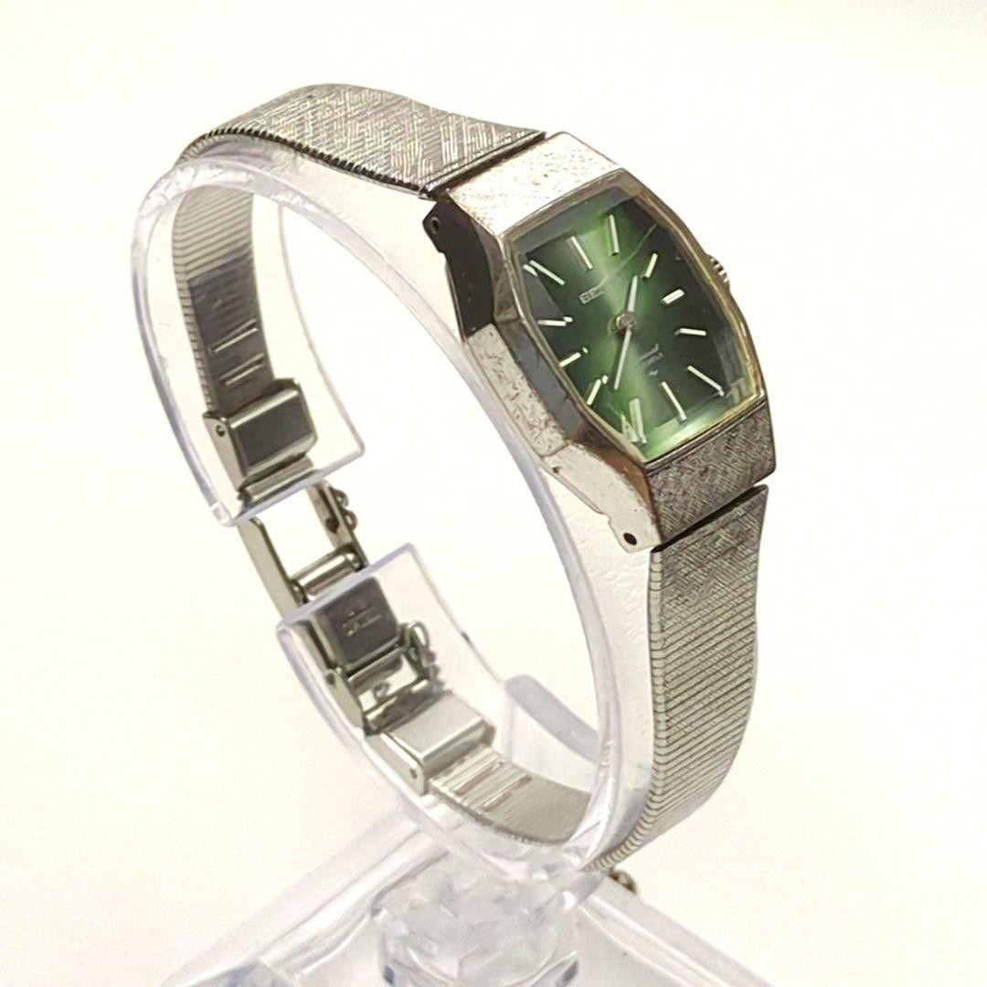 Working condition SEIKO ladies’ manual winding watch, cut glass, octagon sha