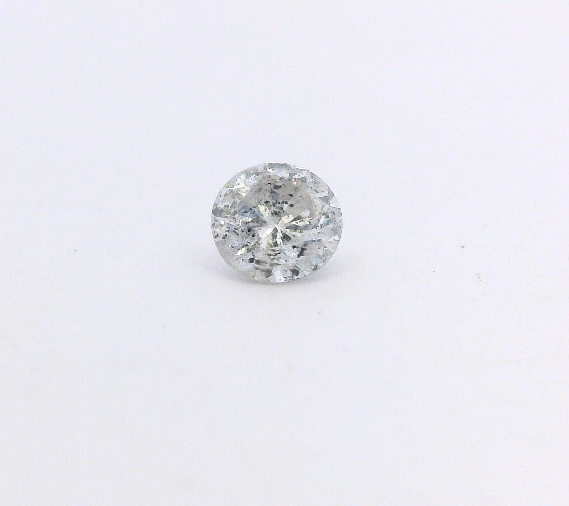 0.27ct Round Brilliant Cut Natural Diamond G color, I2 clarity 4.0 x 2.5 mm