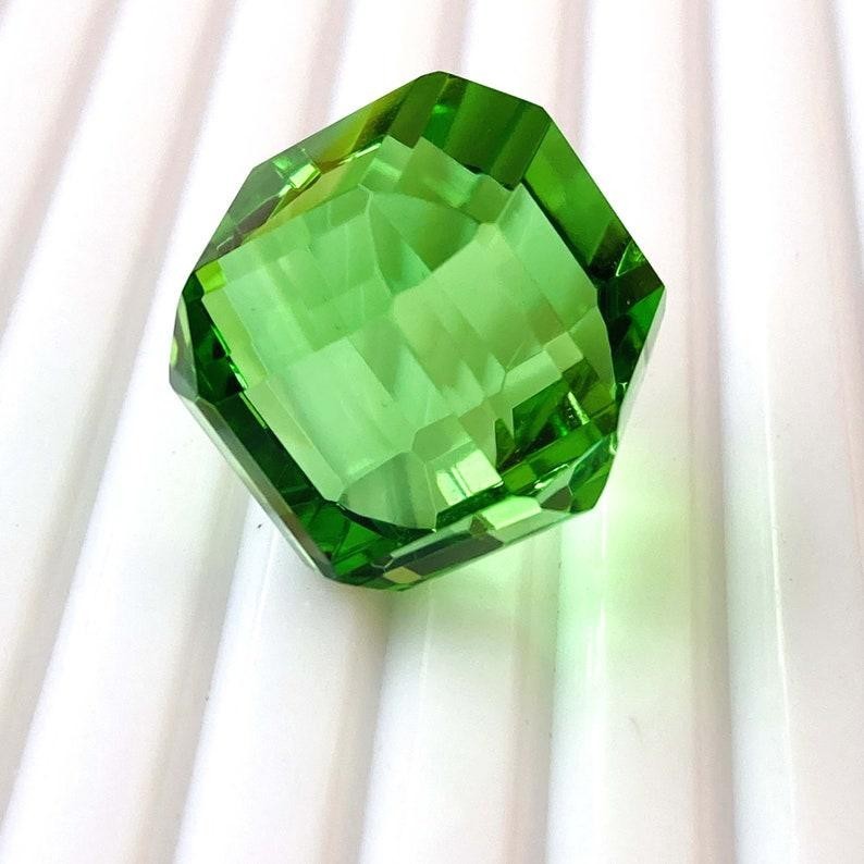120Ct Natural Garnet Gemstone Cube cut Loose Geomatric Garnet Jewelry stone