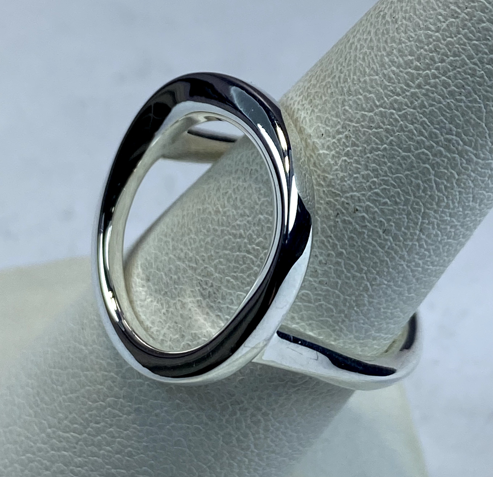 Kit Heath Bevel Cirque Ring Sterling Silver Signed Size 8 NWT