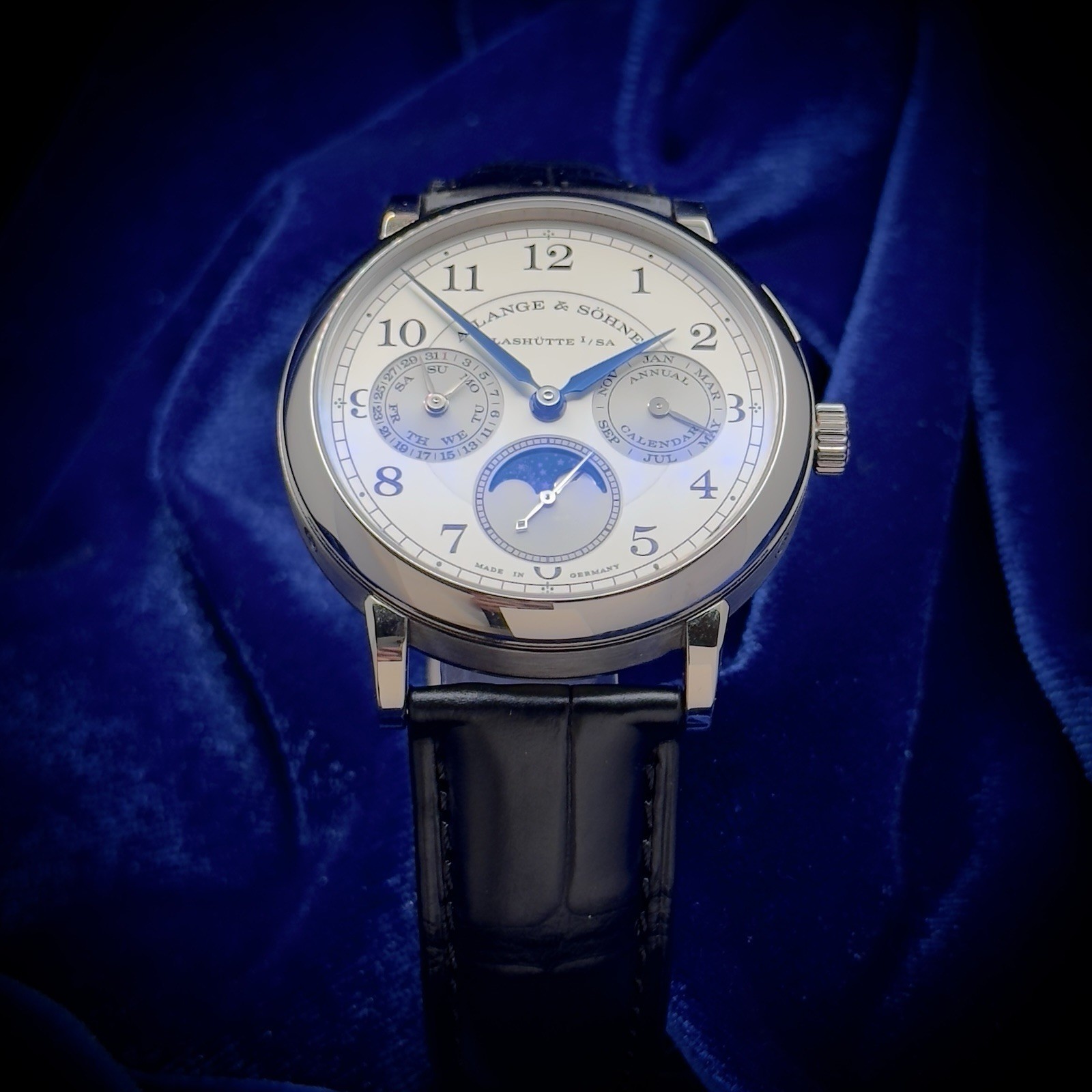 A. Lange & Sohne 1815 Annual Calendar 238.026 White Gold 40mm Box & Papers 2022