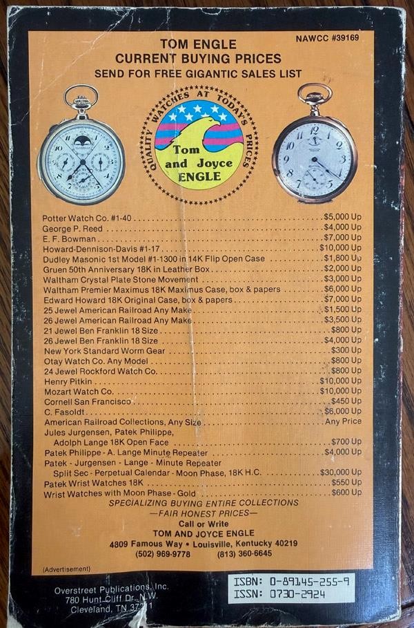 The Complete Guide to American Pocket Watches Watch Identification No. 4