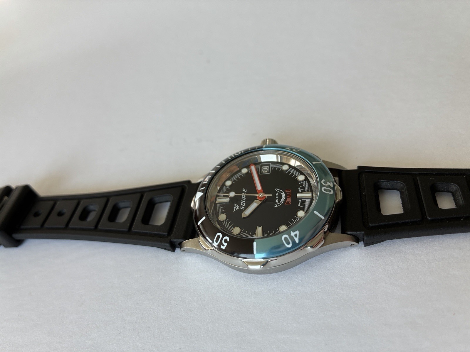 Squale Corallo NOS 2008 Black Dial Automatic Watch. Number 064/100