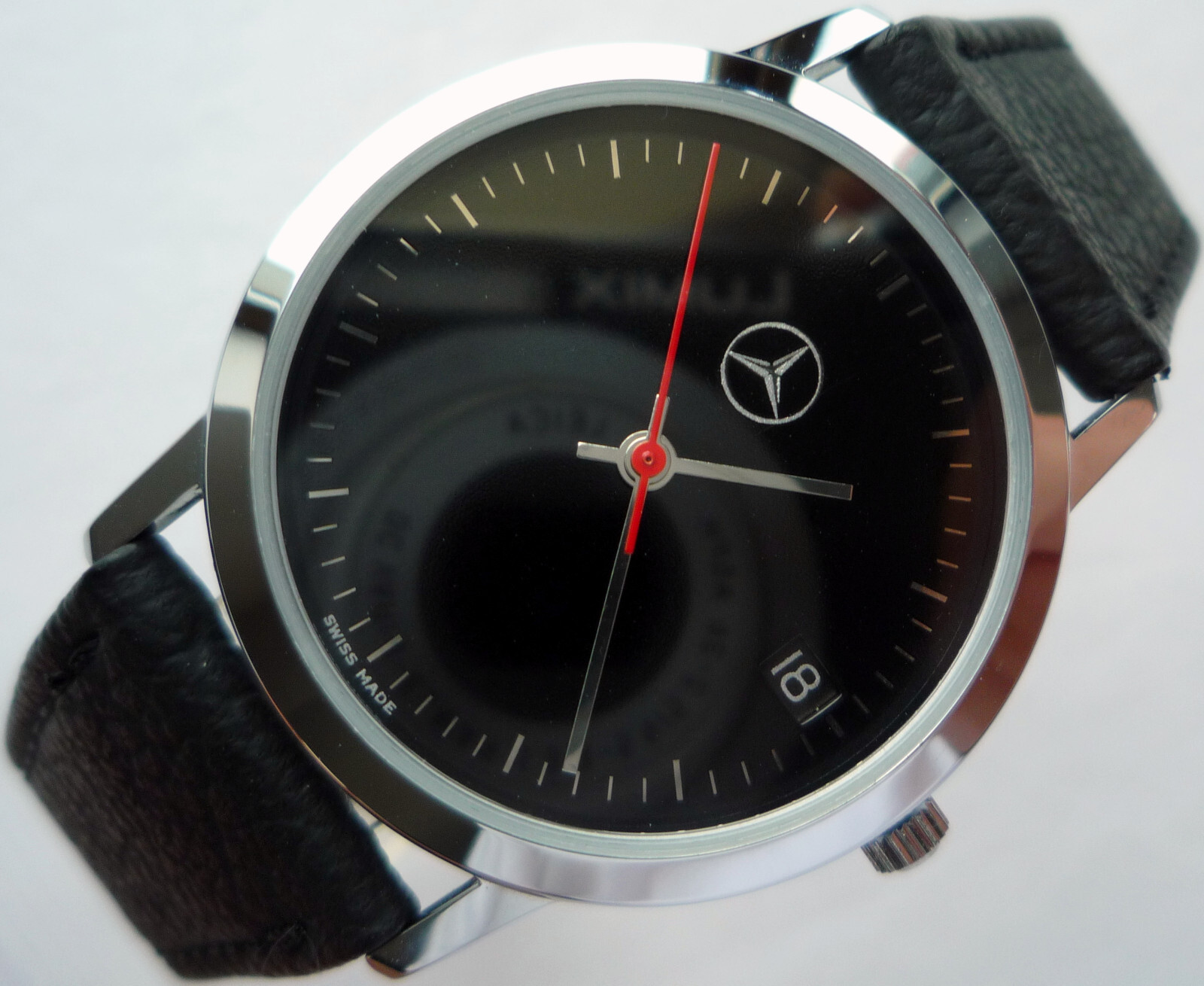 Mercedes Benz Vintage Classic Car Accessory Sport Basic Design Swiss Made Watch
