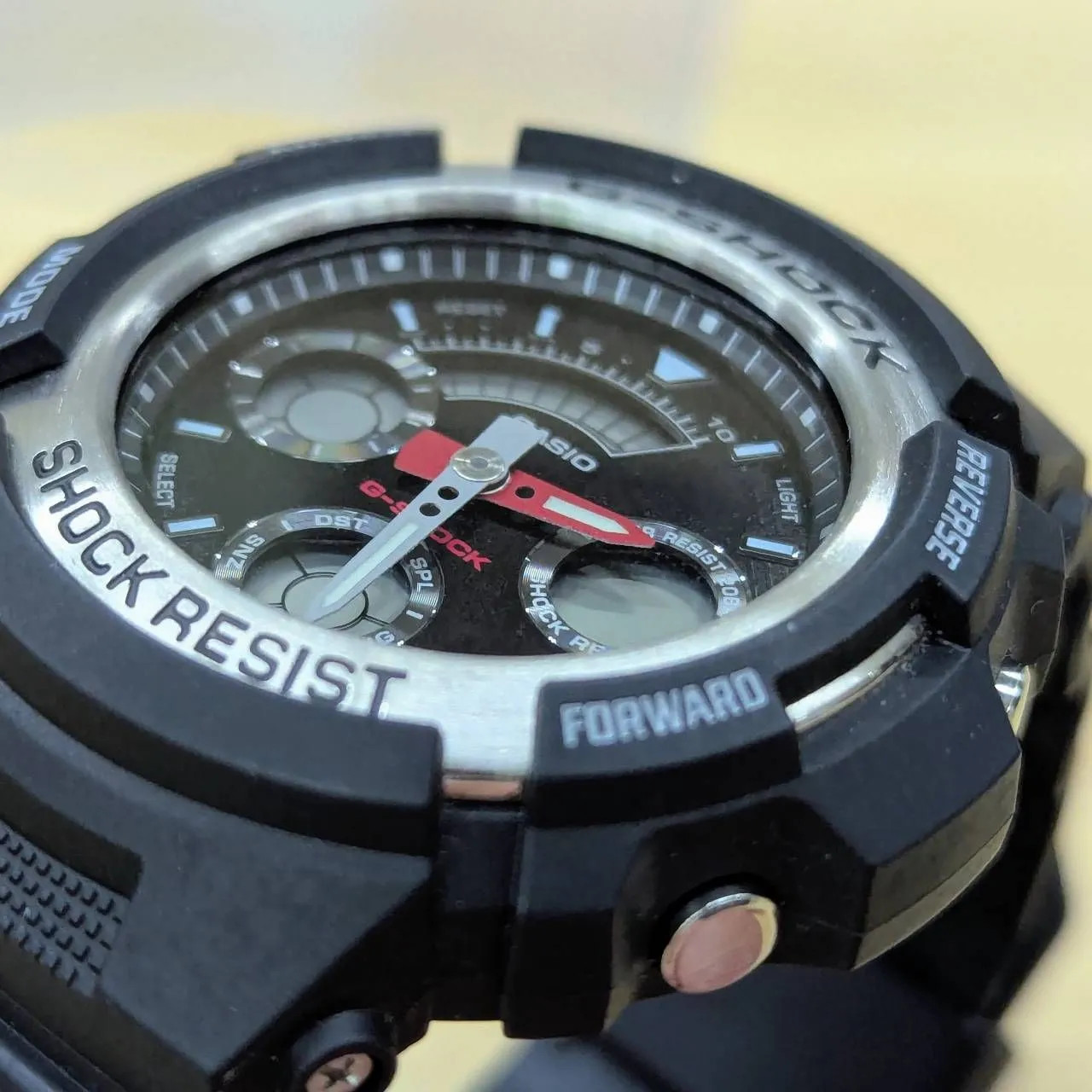 [Wataru] CASIO G-SHOCK Analog Digital Metal Bezel AW-590 [8615MO] F09