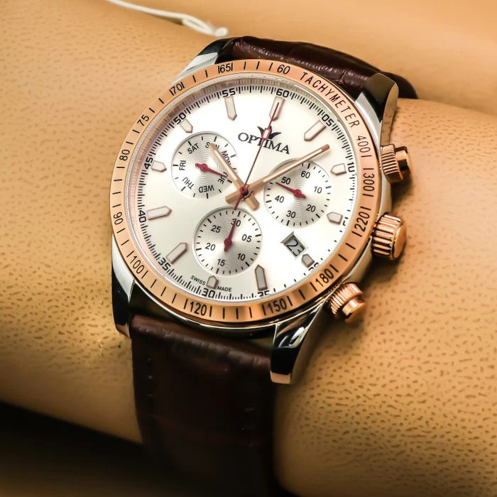 Optima – Swiss Chronograph – OSC432-SRL-1 Swiss Quartz Ronda 45 mm OSC432 50